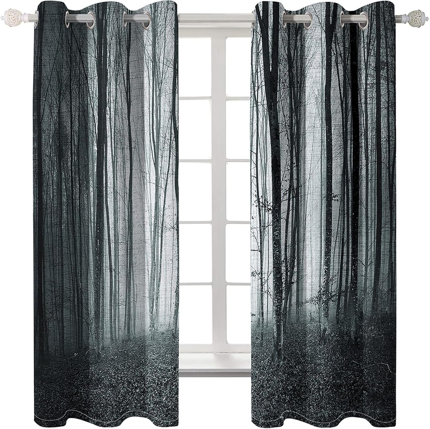 Homxi 2 Panel Blackout Curtain Set for Living Room