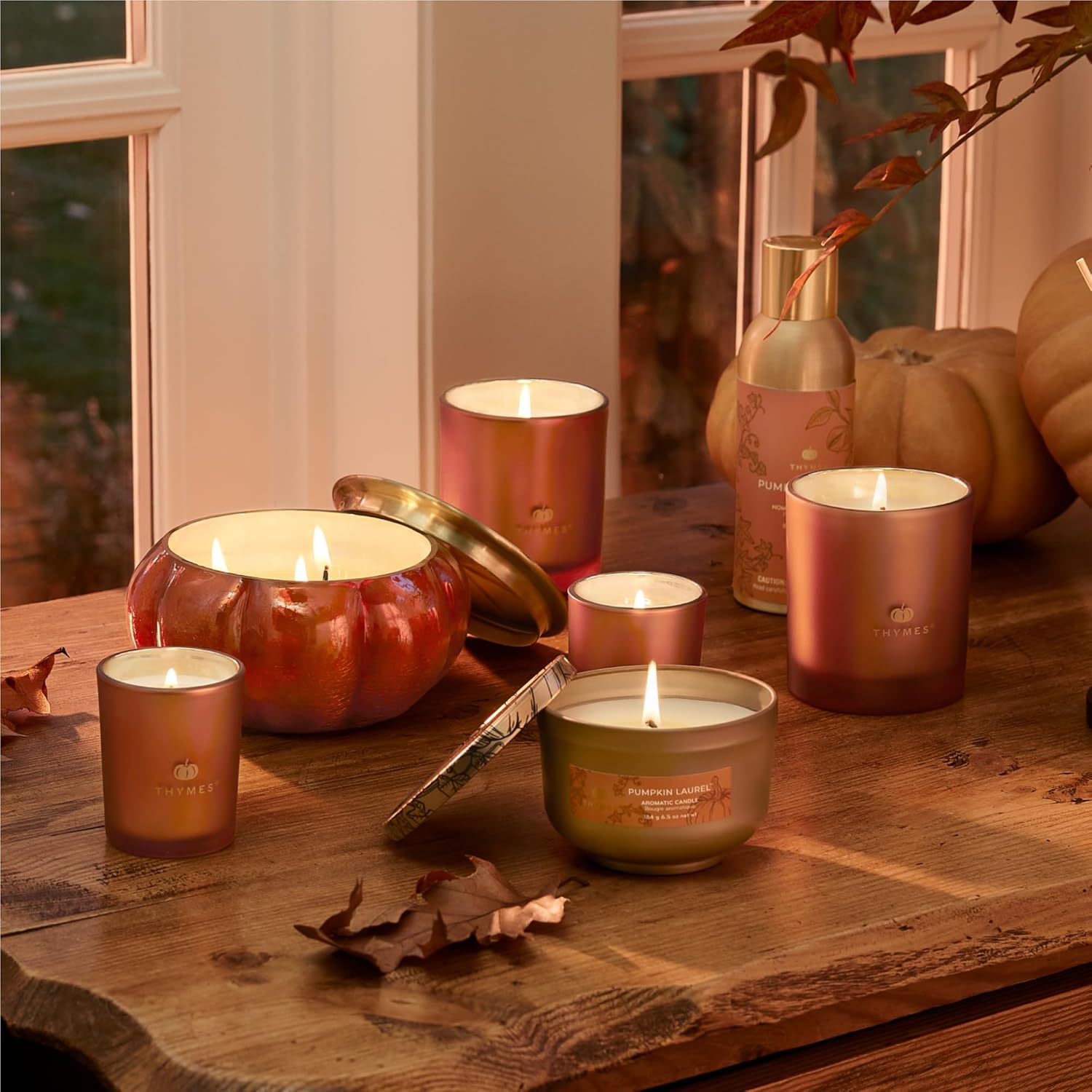 Thymes Home Fragrance Mist Pumpkin Laurel 3 oz