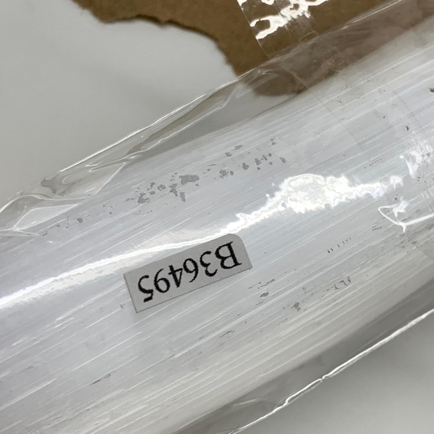 Natural Selenite Crystal Wand Polished 7x14 063 Lbs B36495