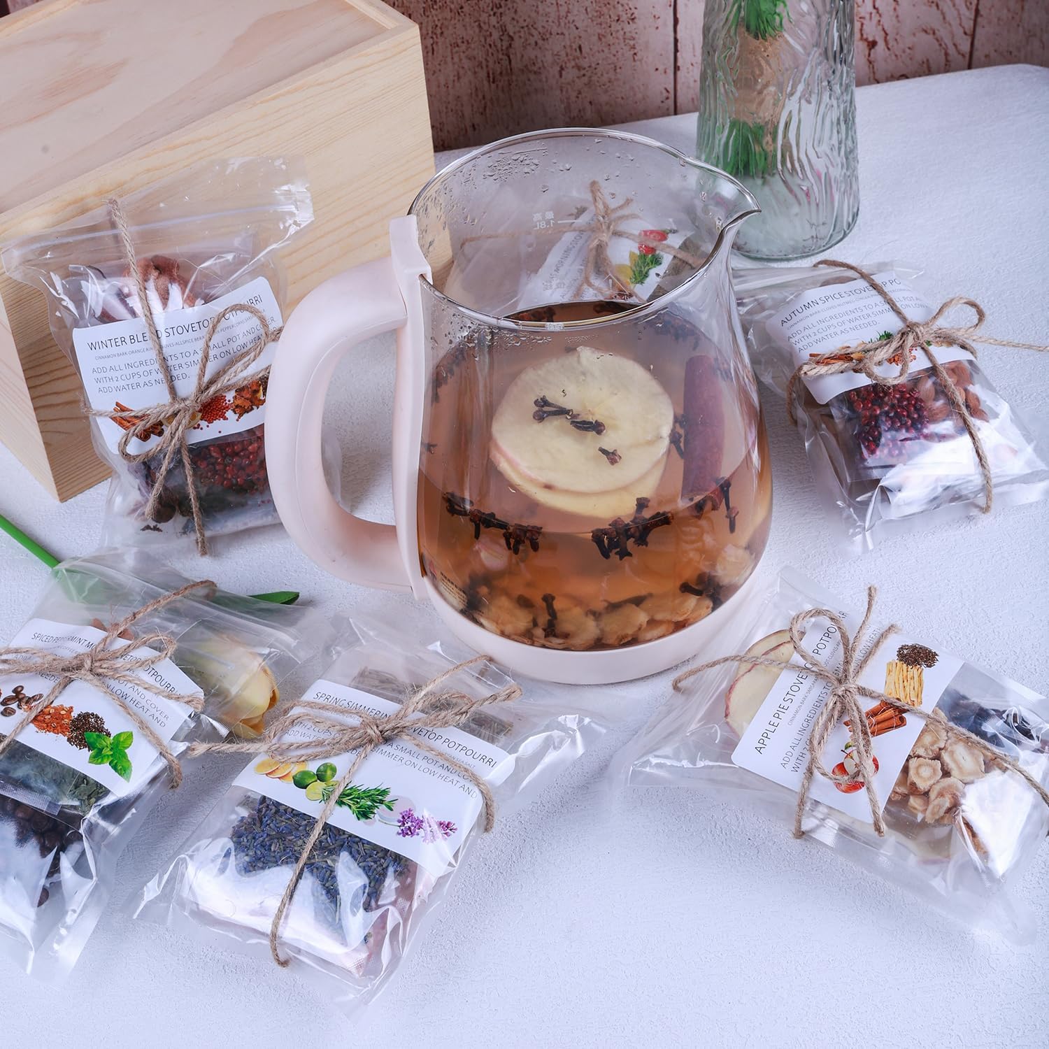 Simmer Potpourri Kit with Six Seasonal Blends