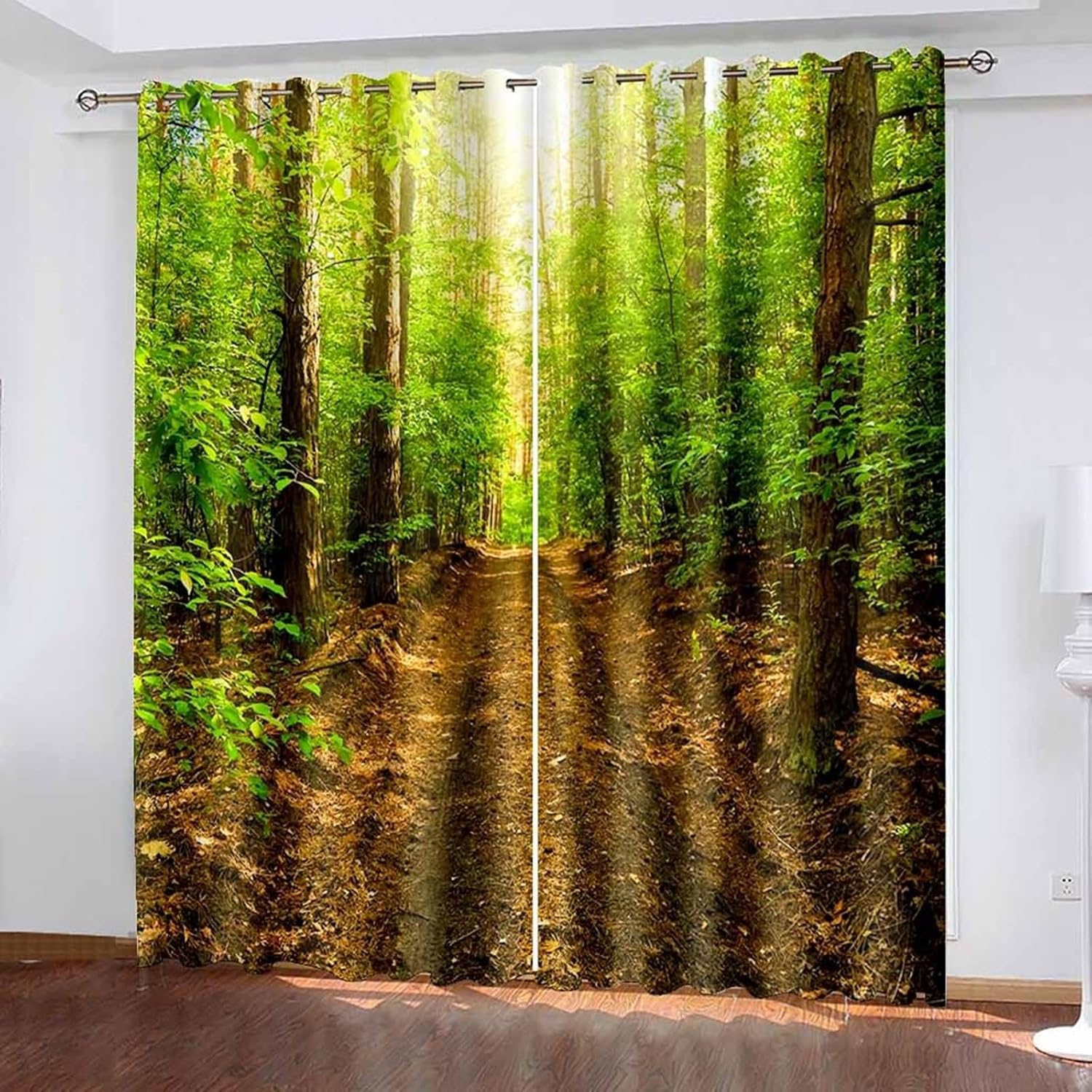 Homxi 2 Piece Grommet Blackout Curtains