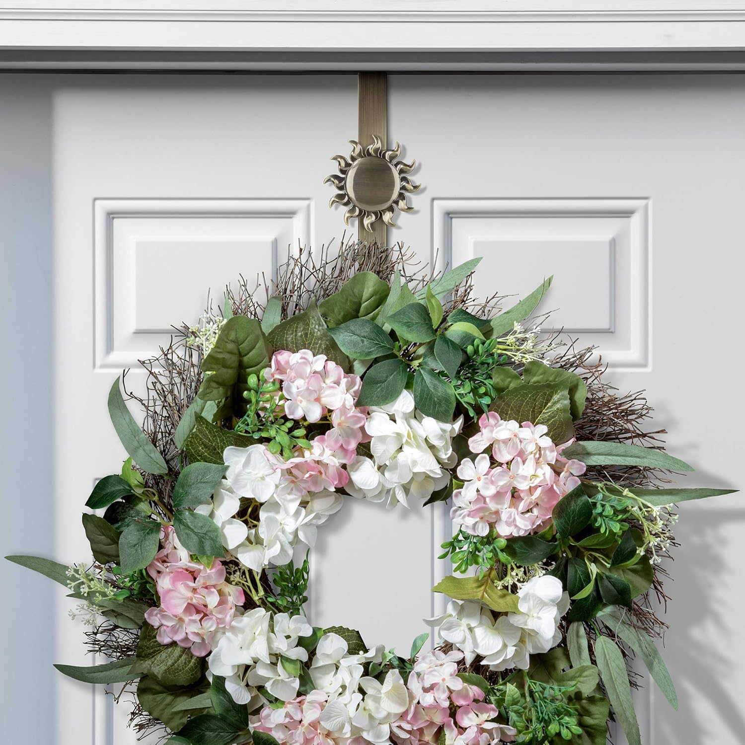 Haute Decor Adjustable Wreath Hanger with Interchangeable Icons