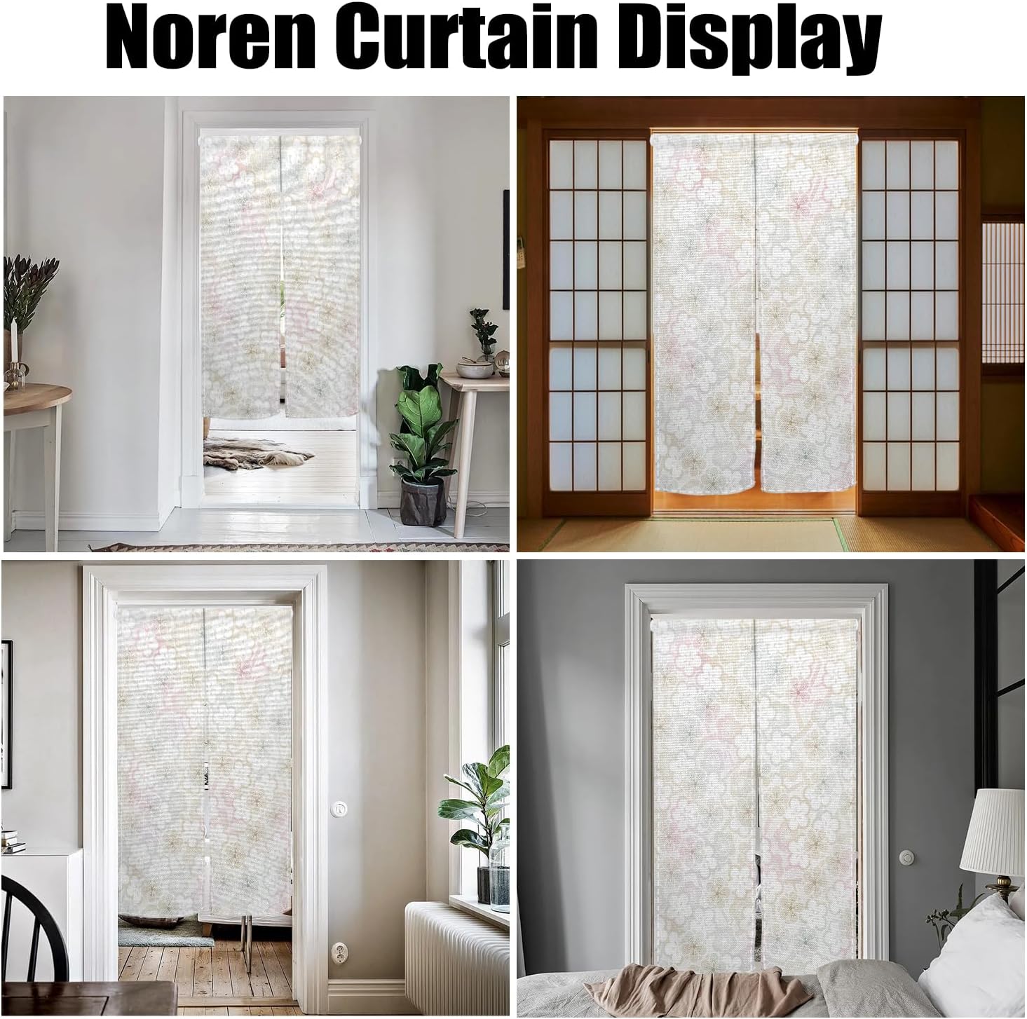 Japanese Style Door Curtain for Home Kitchen Decor