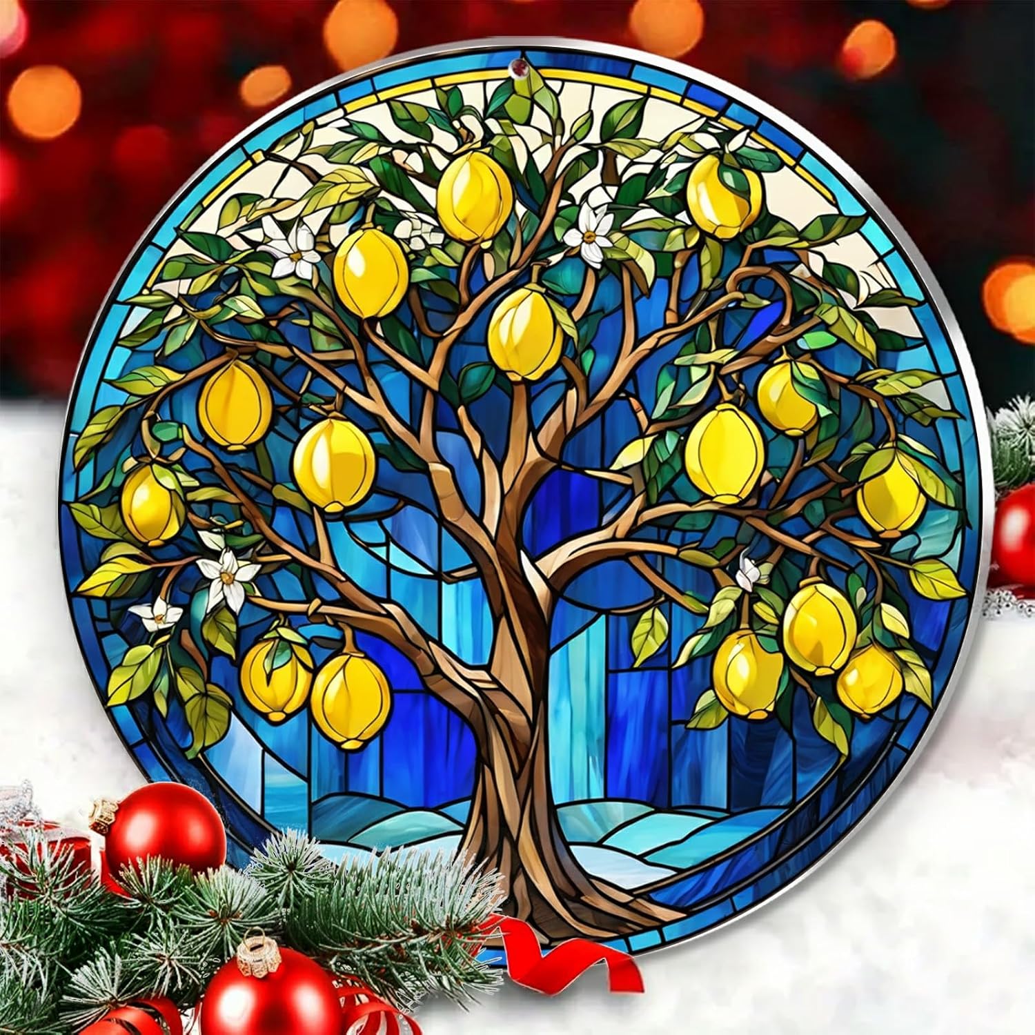 Huhutok Lemon Tree Hanging Ornaments 2024