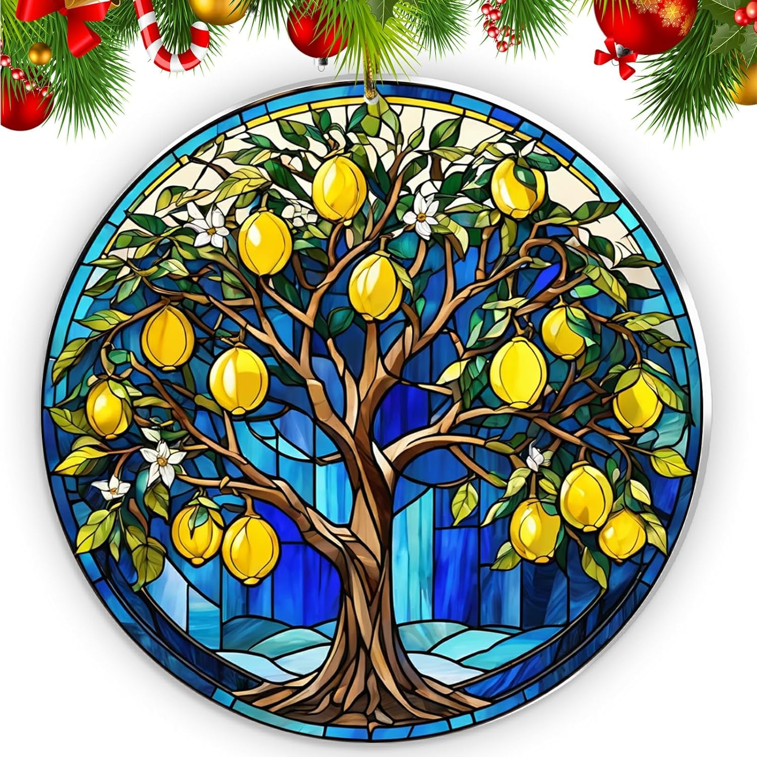 Huhutok Lemon Tree Hanging Ornaments 2024