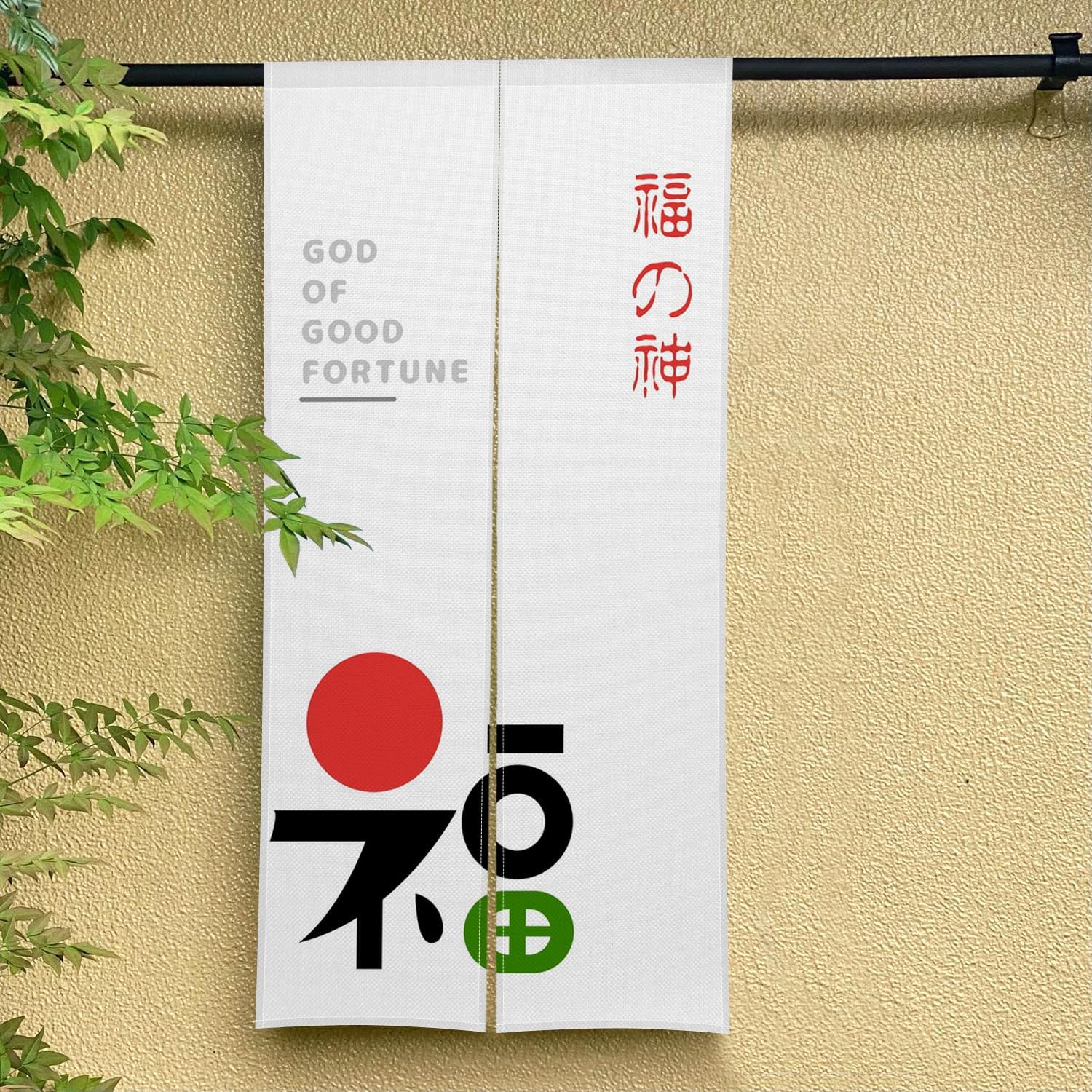 Traditional Japanese Noren Door Curtain 34x60 Inch