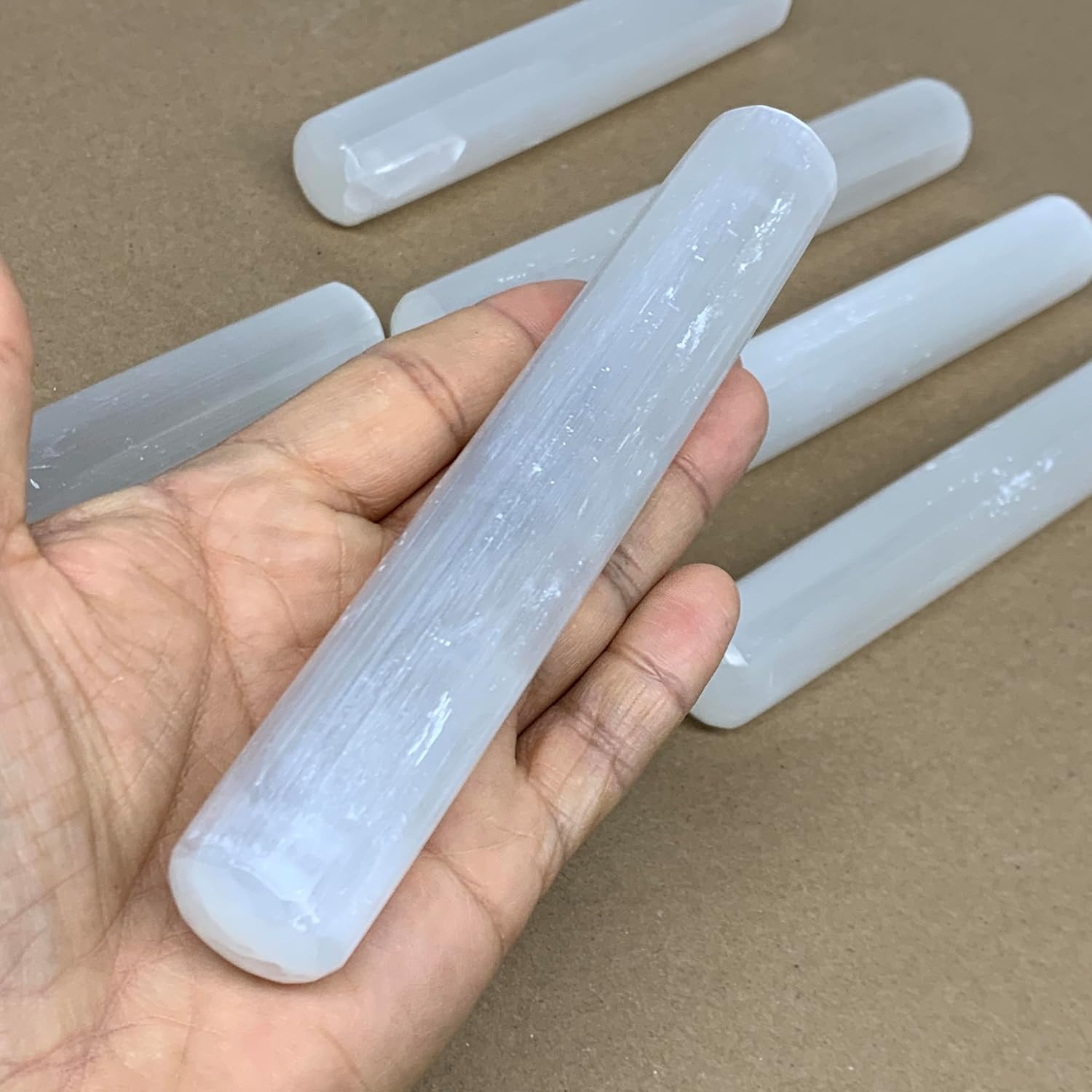 Selenite Crystal Wand for Meditation and Energy Healing 1