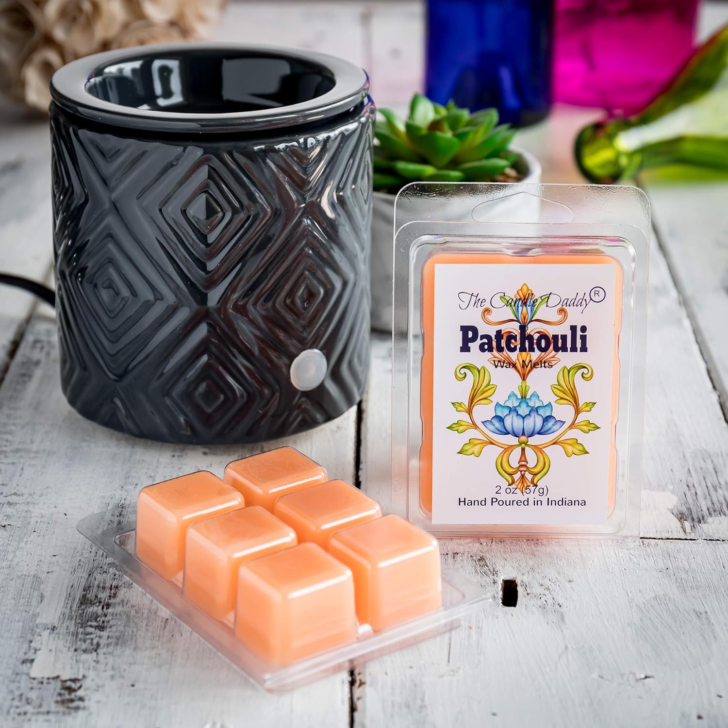 The Candle Daddy Patchouli Melt - 2 Ounces 6 Cubes