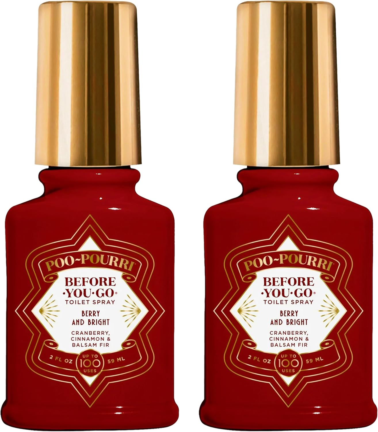 Poo-Pourri Berry and Bright Toilet Spray Pack of 2