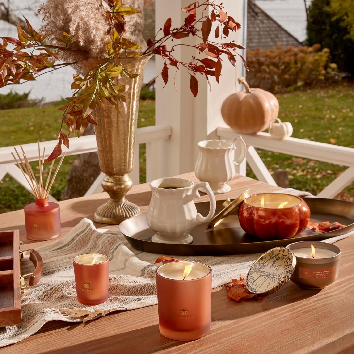 Thymes Home Fragrance Mist Pumpkin Laurel 3 oz
