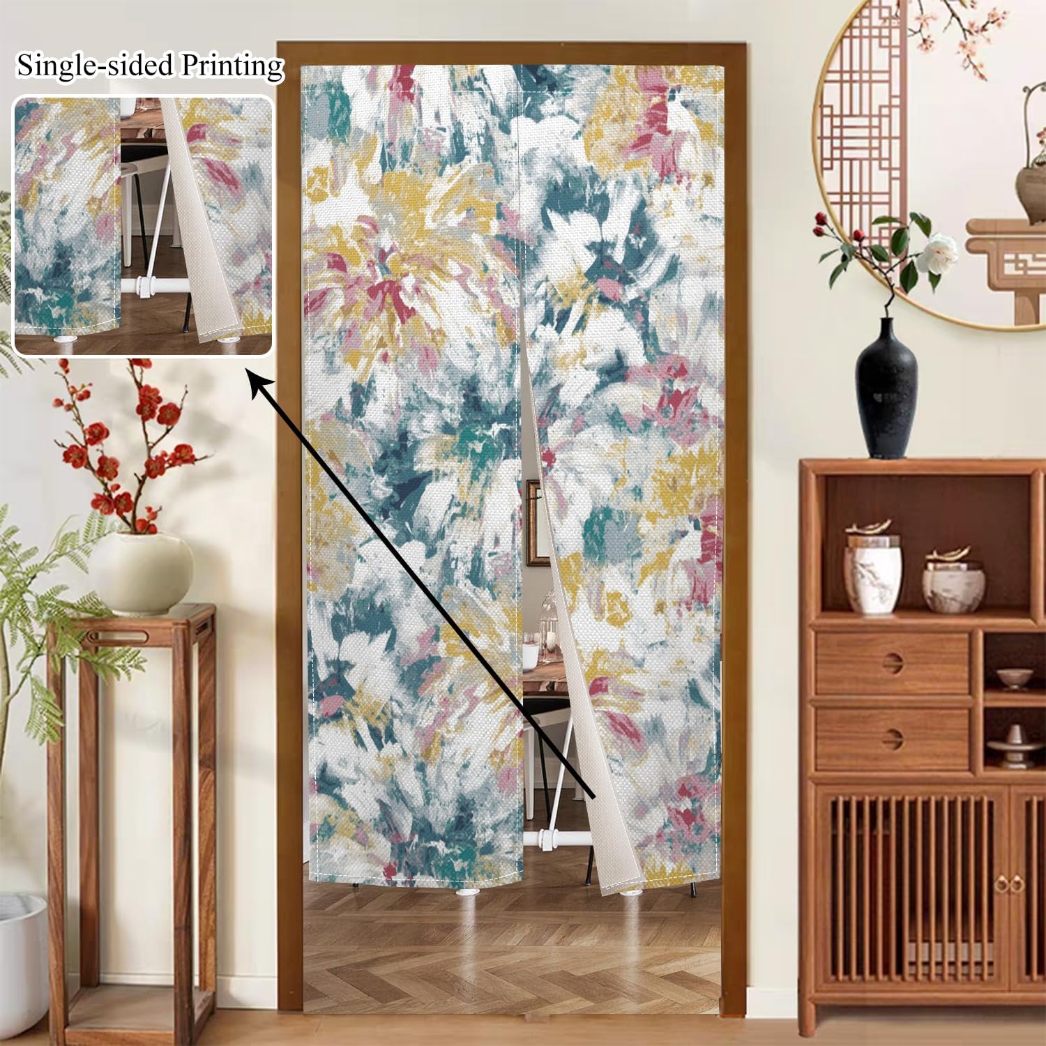 Japanese Noren Door Curtain 34x60 Inches