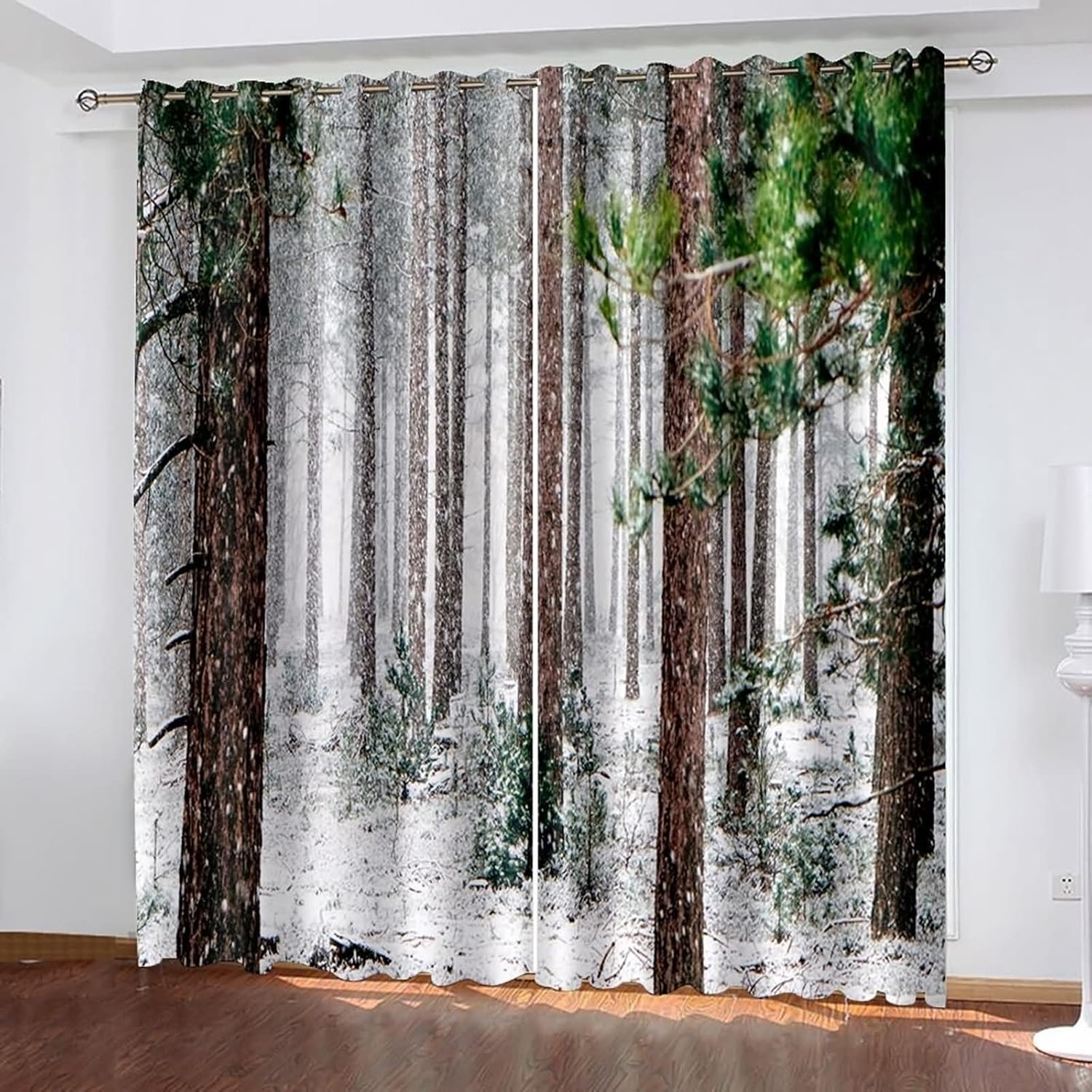 Homxi 2 Panel Blackout Curtains Set