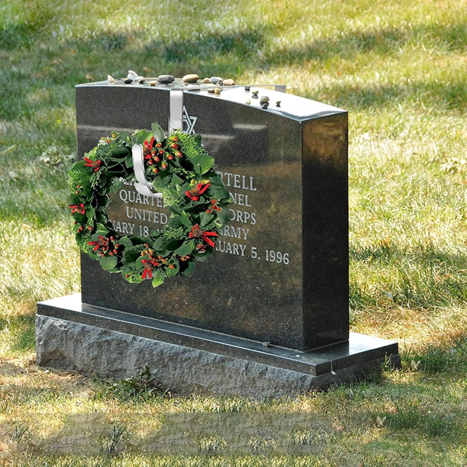 4 PCS Wreath Holder for Cemetery Front Door