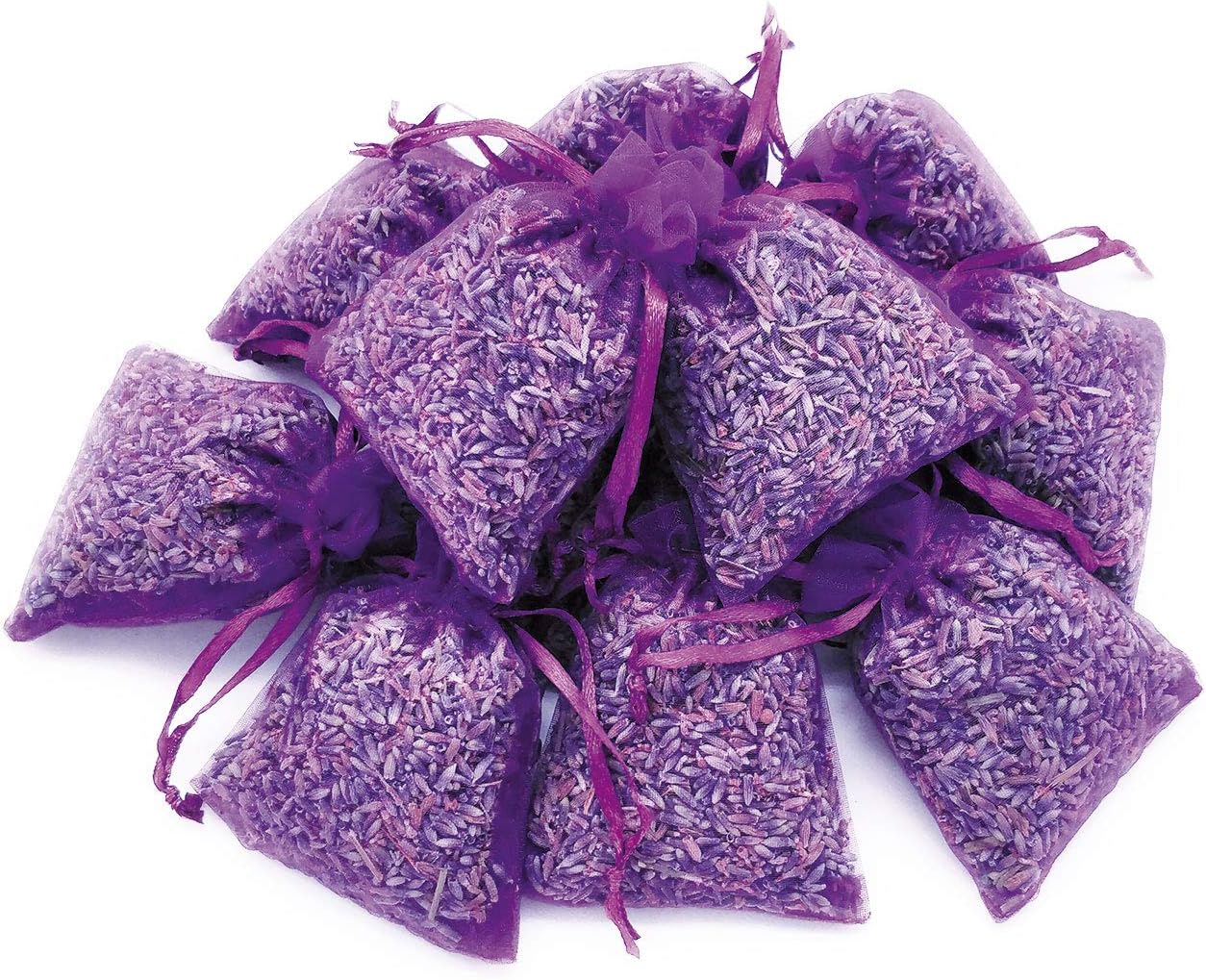 2024 Harvest Lavender Sachets - 12 Organic Dried Provence Lavender