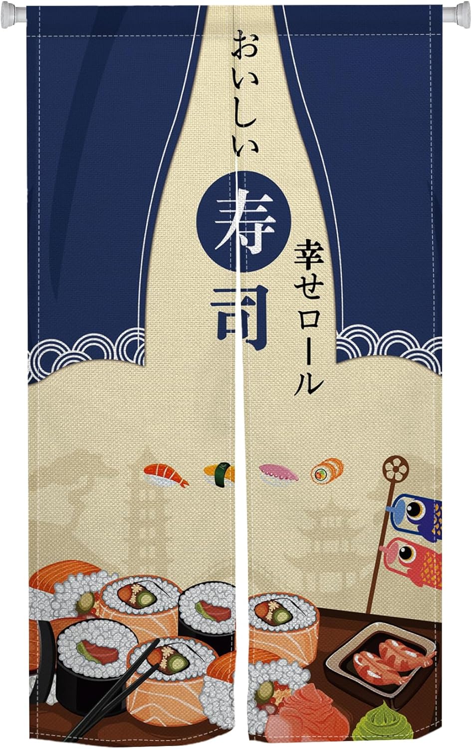 Japanese Noren Door Curtain 34x60 Inches 1