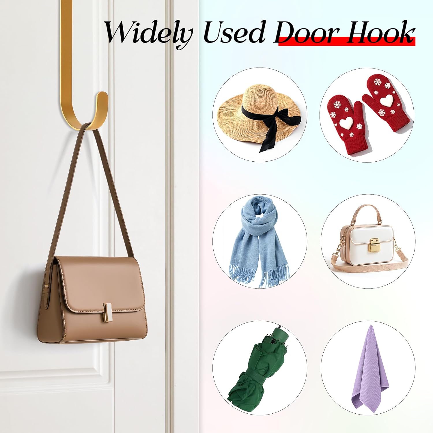 Sturdy Metal Wreath Hangers for Front Door