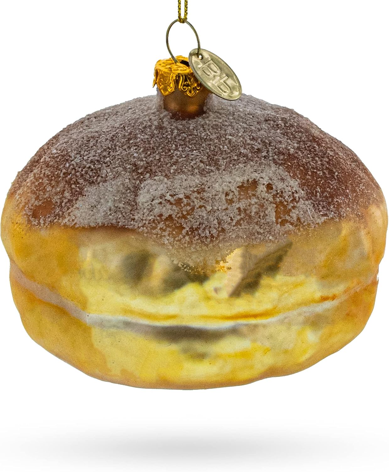 Artisanal Bread Loaf Blown Glass Ornament