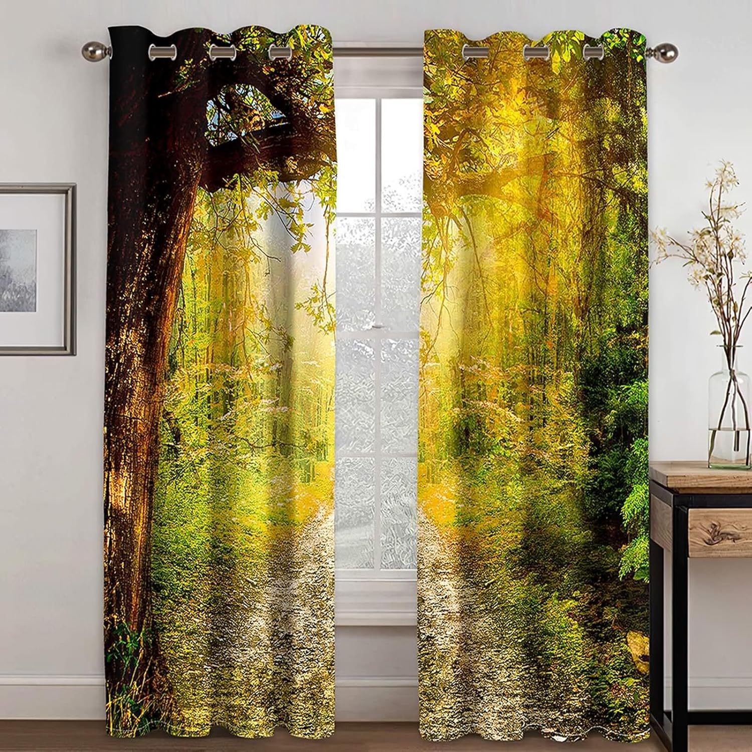 Homxi Blackout Curtains 2 Panels 84x90 Inch Eyelet