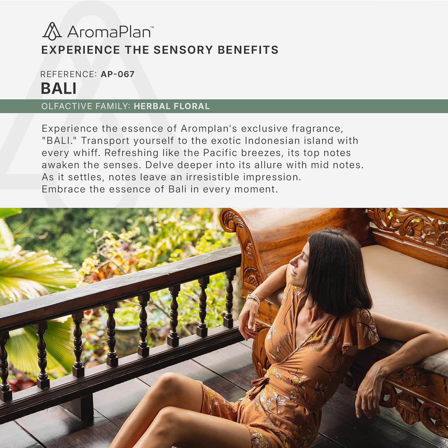 AROMAPLAN Bali Hotel Scent 5 Fl Oz Luxury Diffuser Oil