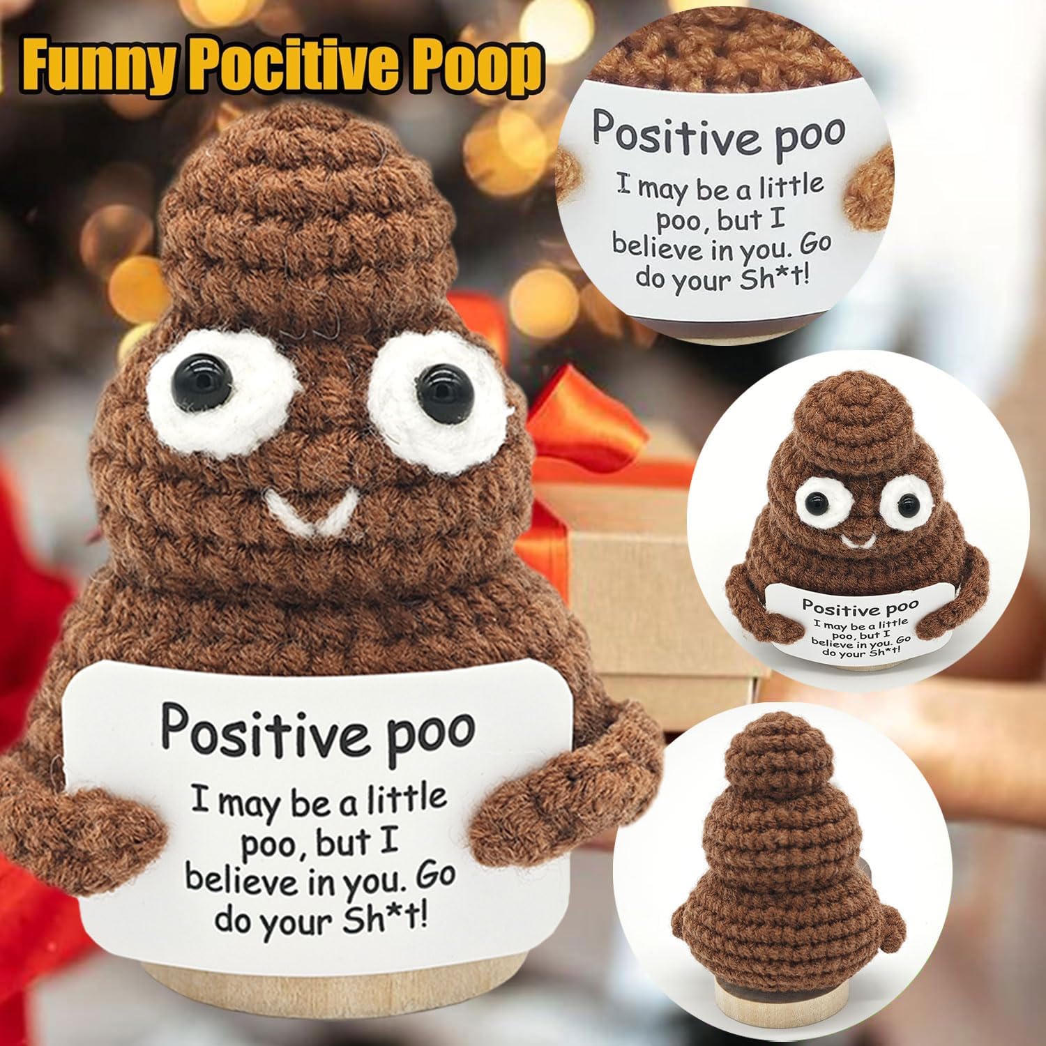 Handmade Mini Funny Emotional Support Pickle Ornament