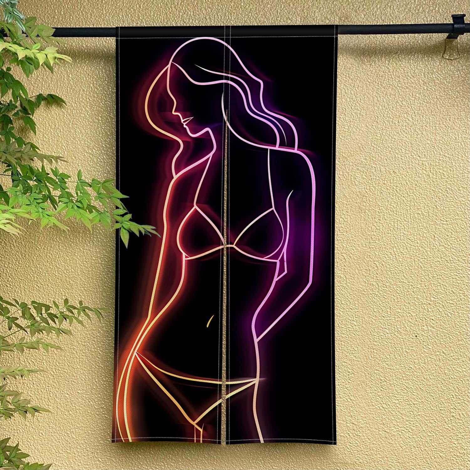 ChloropLastid Japanese Noren Door Curtain