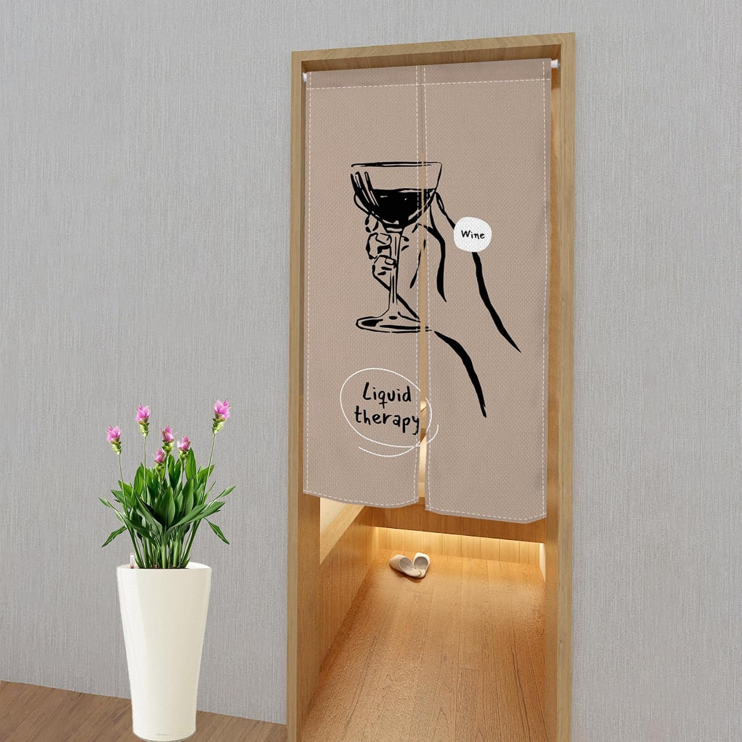 Leowefowa Japanese Noren Door Curtain 34x60
