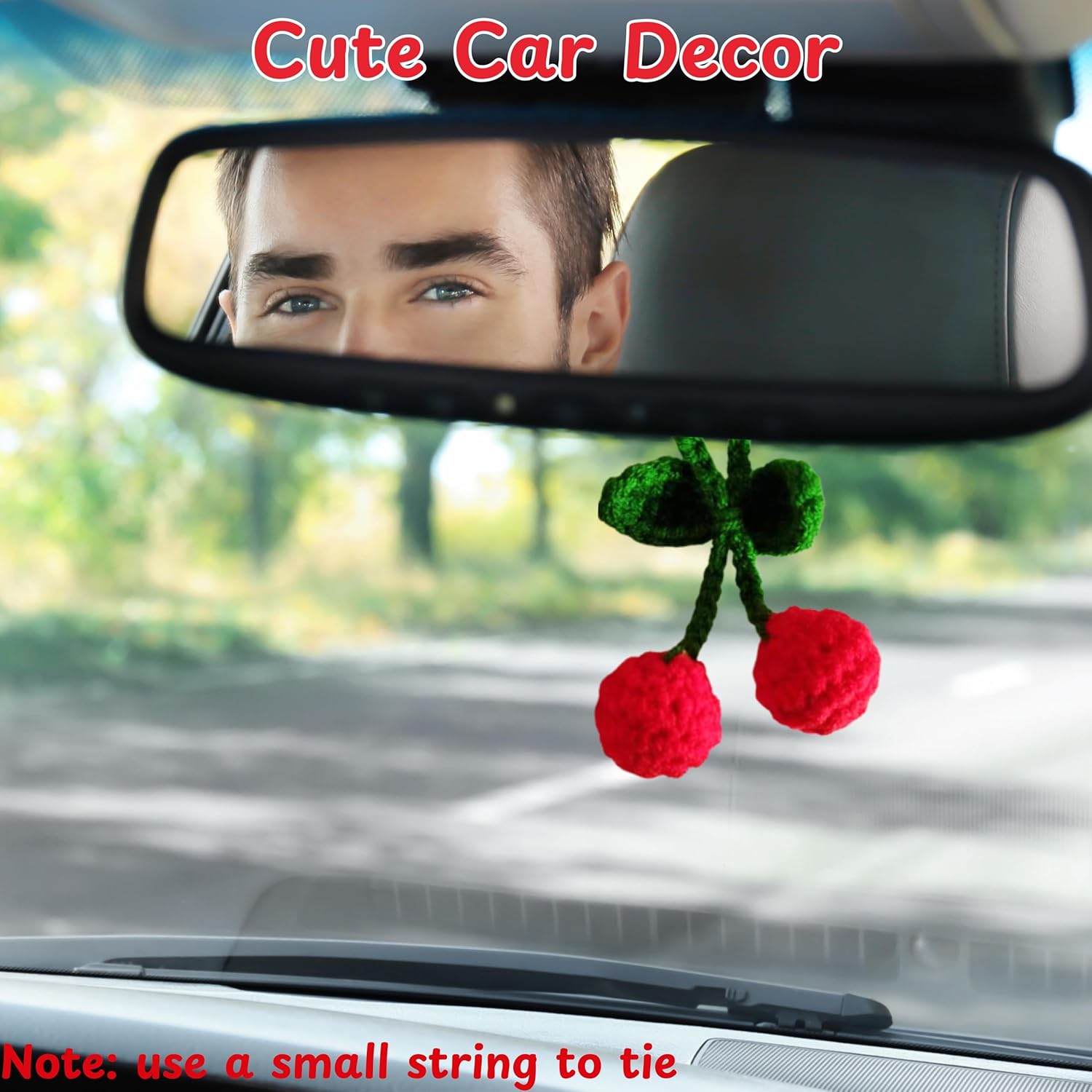 Cute Cherry Rear View Mirror Accessories