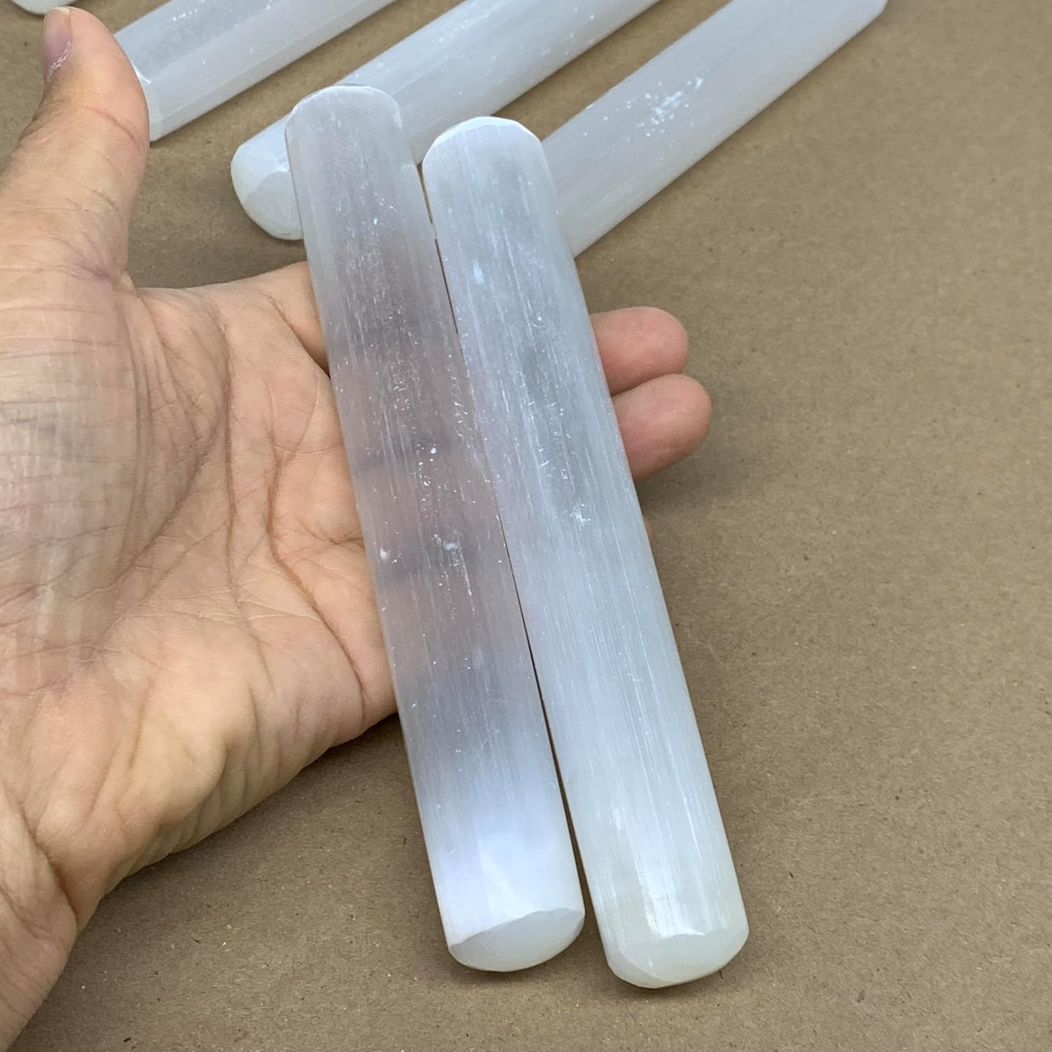 Selenite Crystal Wand for Meditation and Energy Healing 1