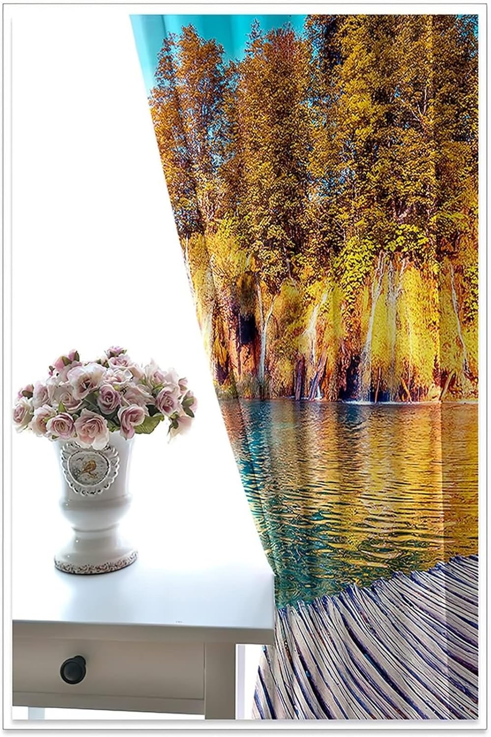Homxi 2 Panel Blackout Curtains for Bedroom and Living Room