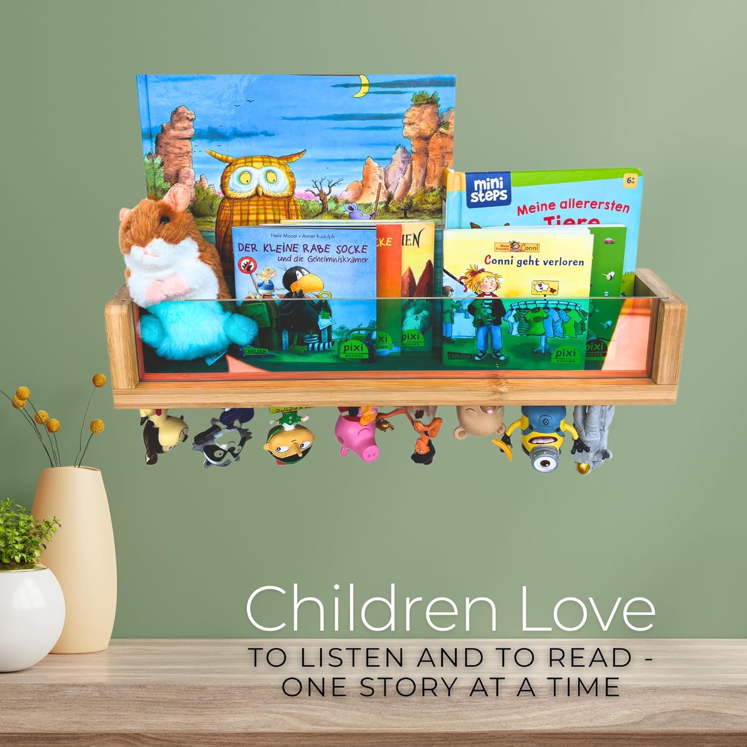 BigStep Magnetic Bookshelf for Tonies Figures
