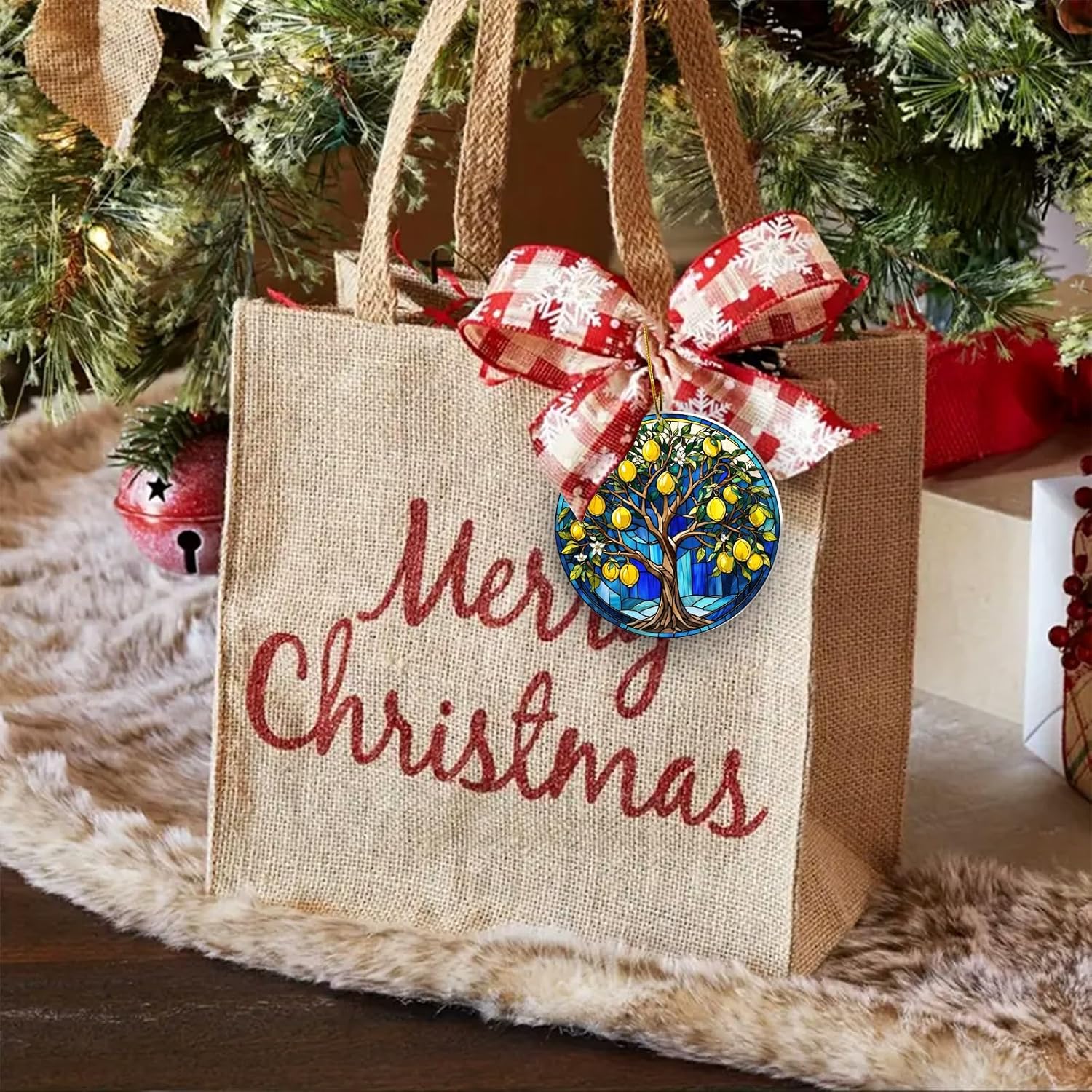 Huhutok Lemon Tree Hanging Ornaments 2024