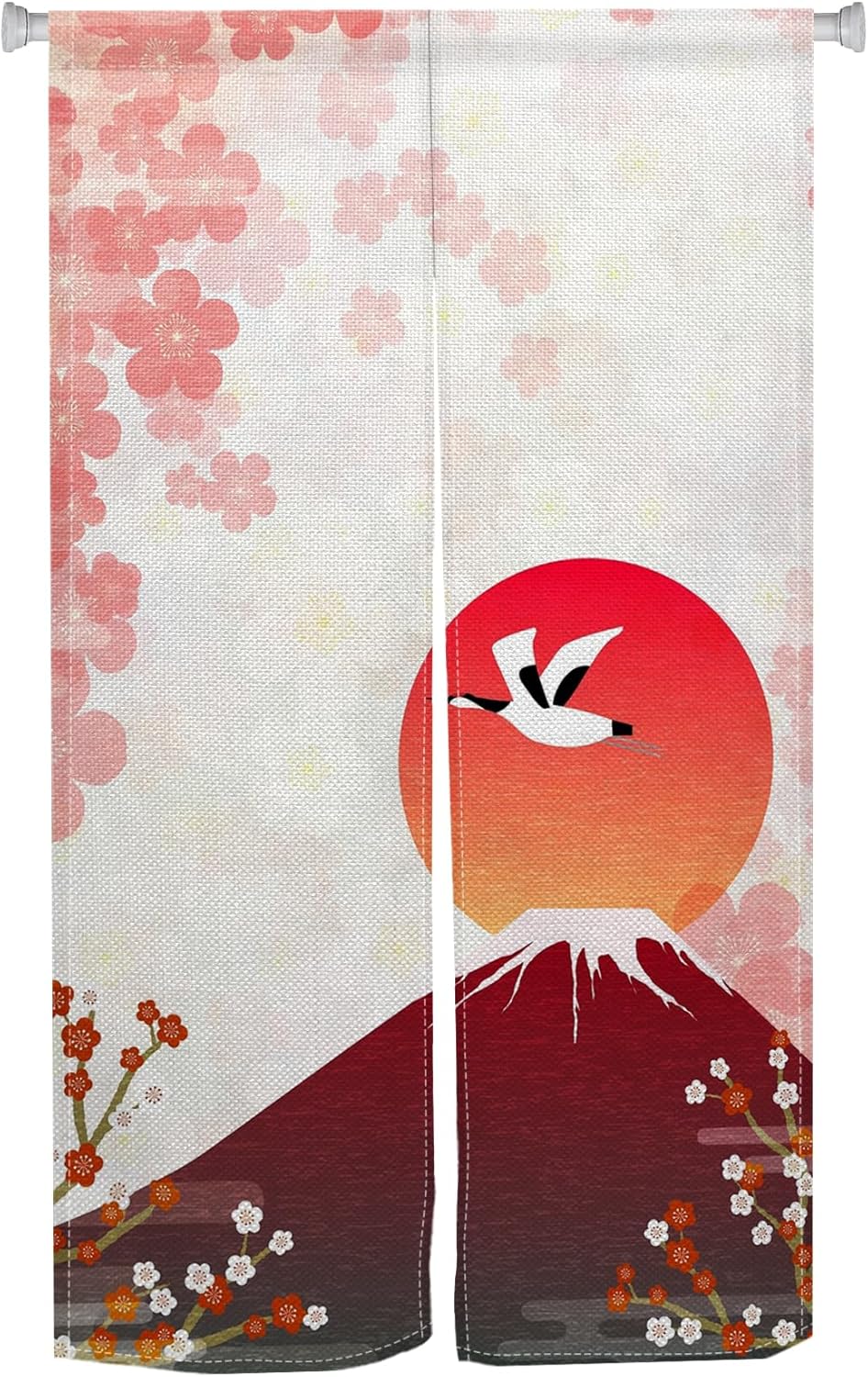 Long Japanese Noren Door Curtain Boho Style