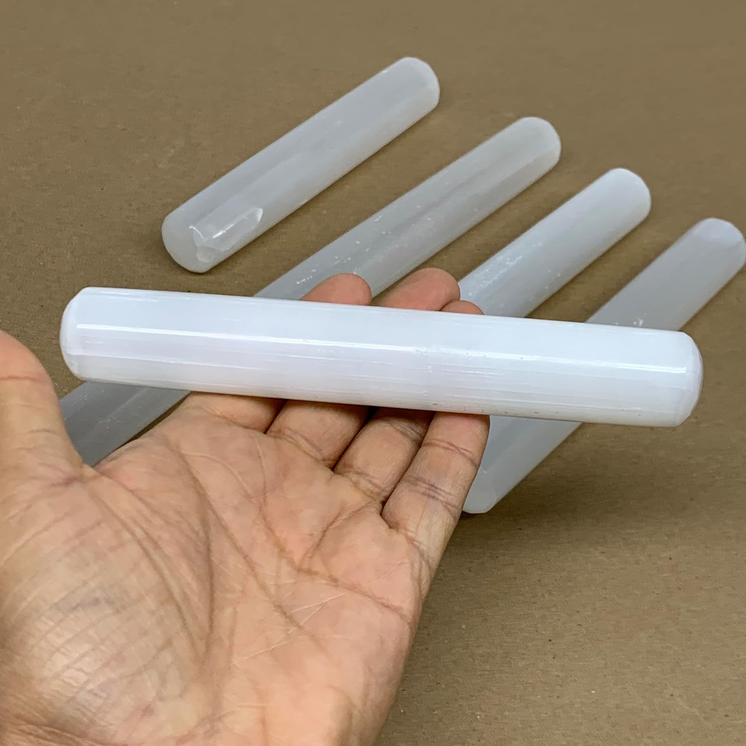 Selenite Crystal Wand for Meditation and Energy Healing 1
