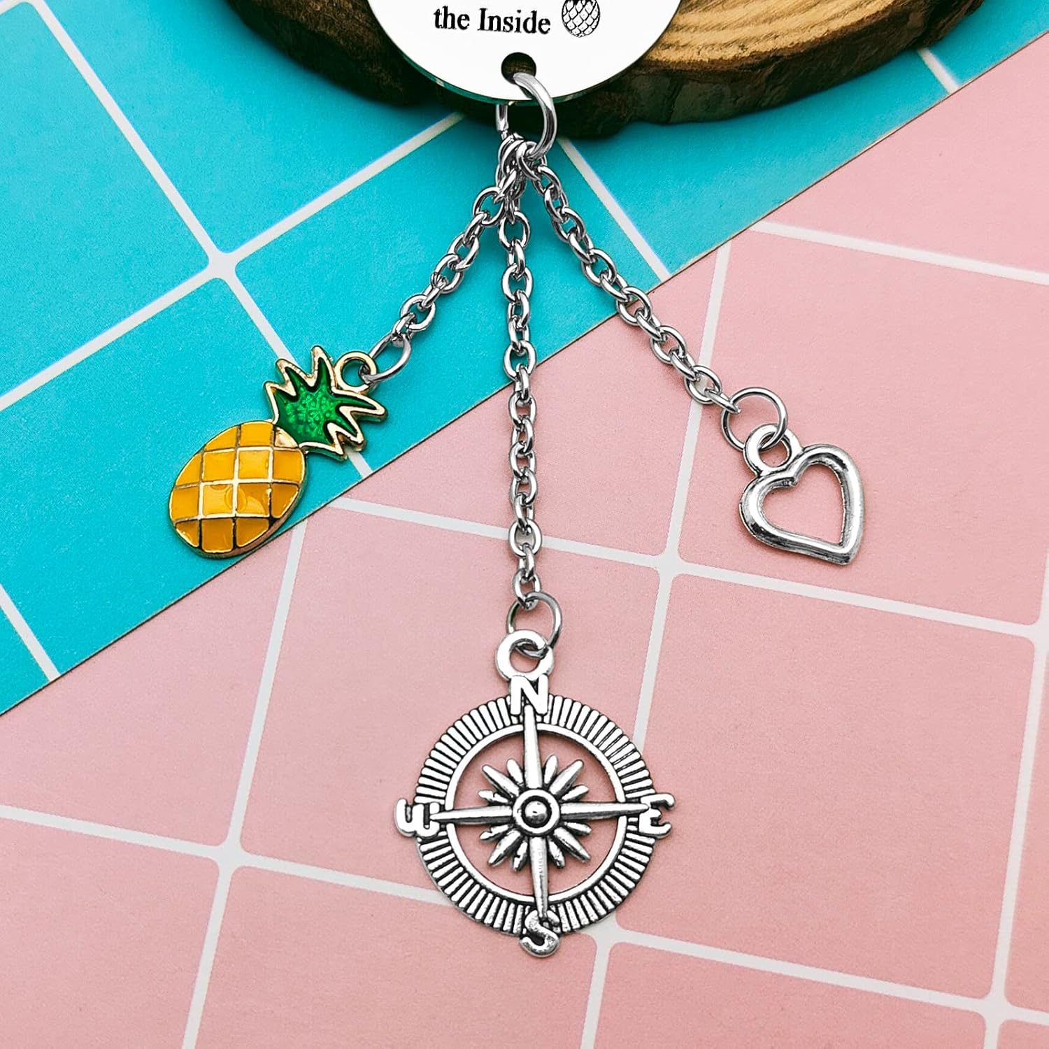 Inspirational Pineapple Car Mirror Pendant