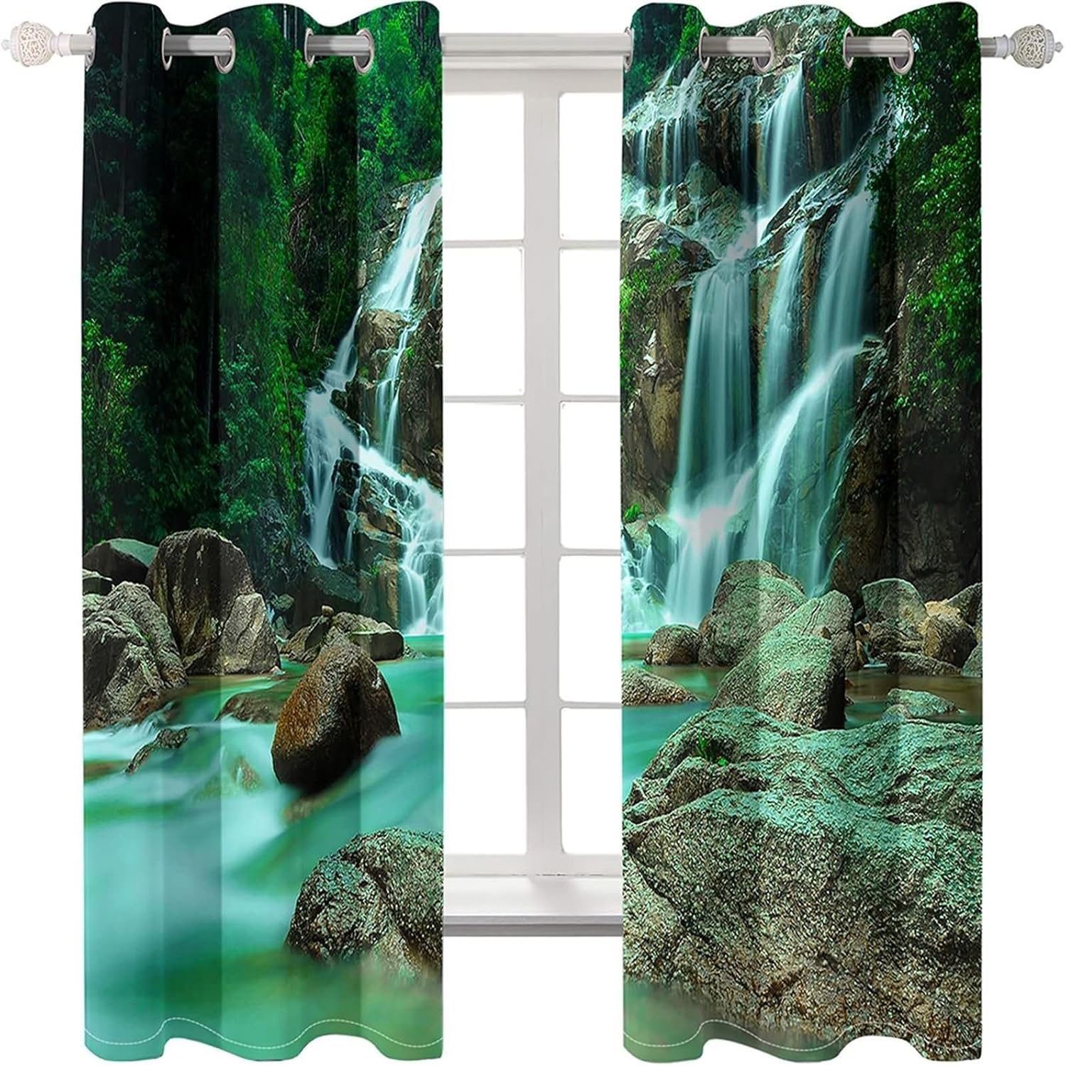 Homxi 2 Panel Blackout Curtains for Dining Room