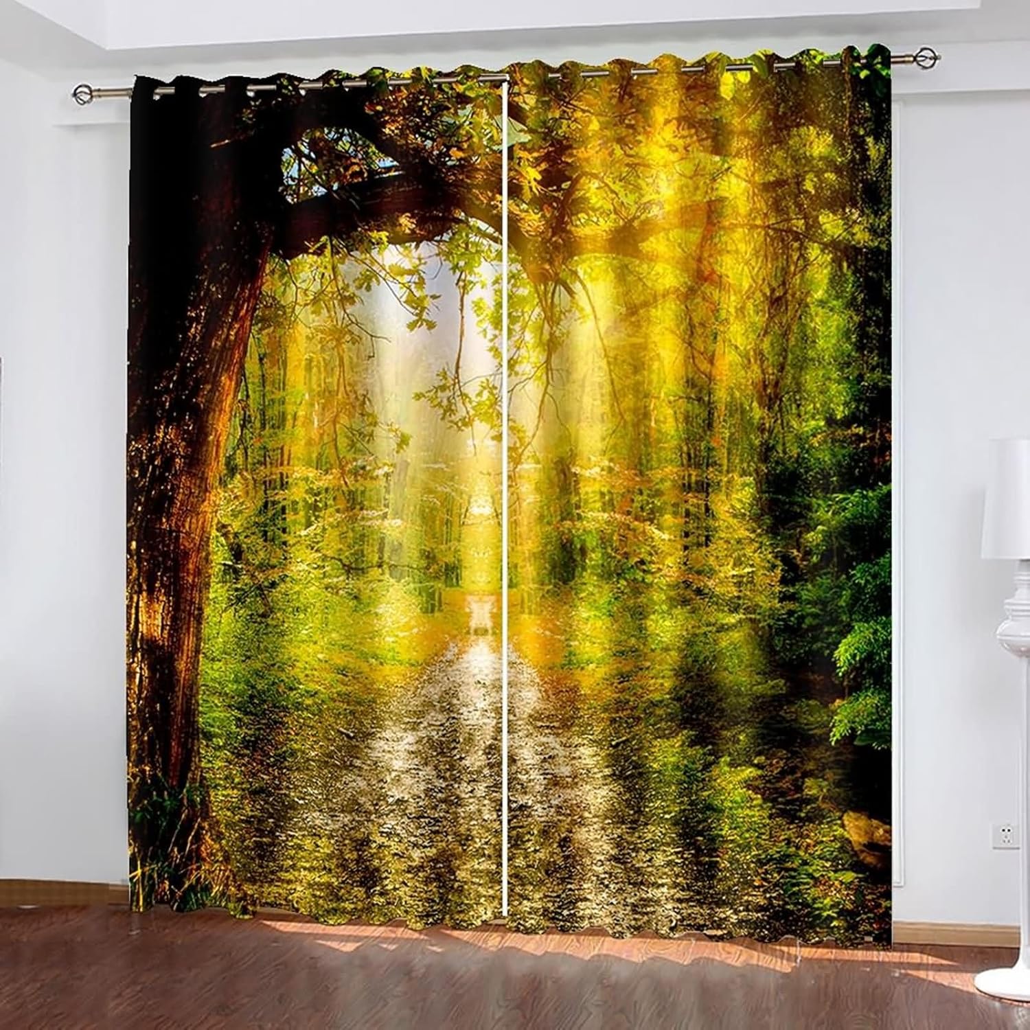 Homxi Blackout Curtains 2 Panels 84x90 Inch Eyelet