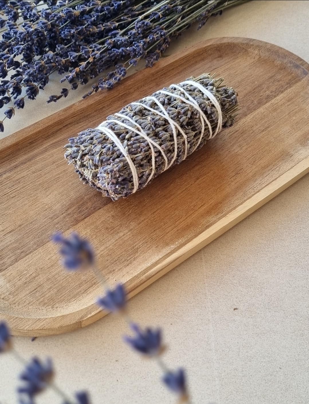 Organic Lavender Smudge Sticks 10cm
