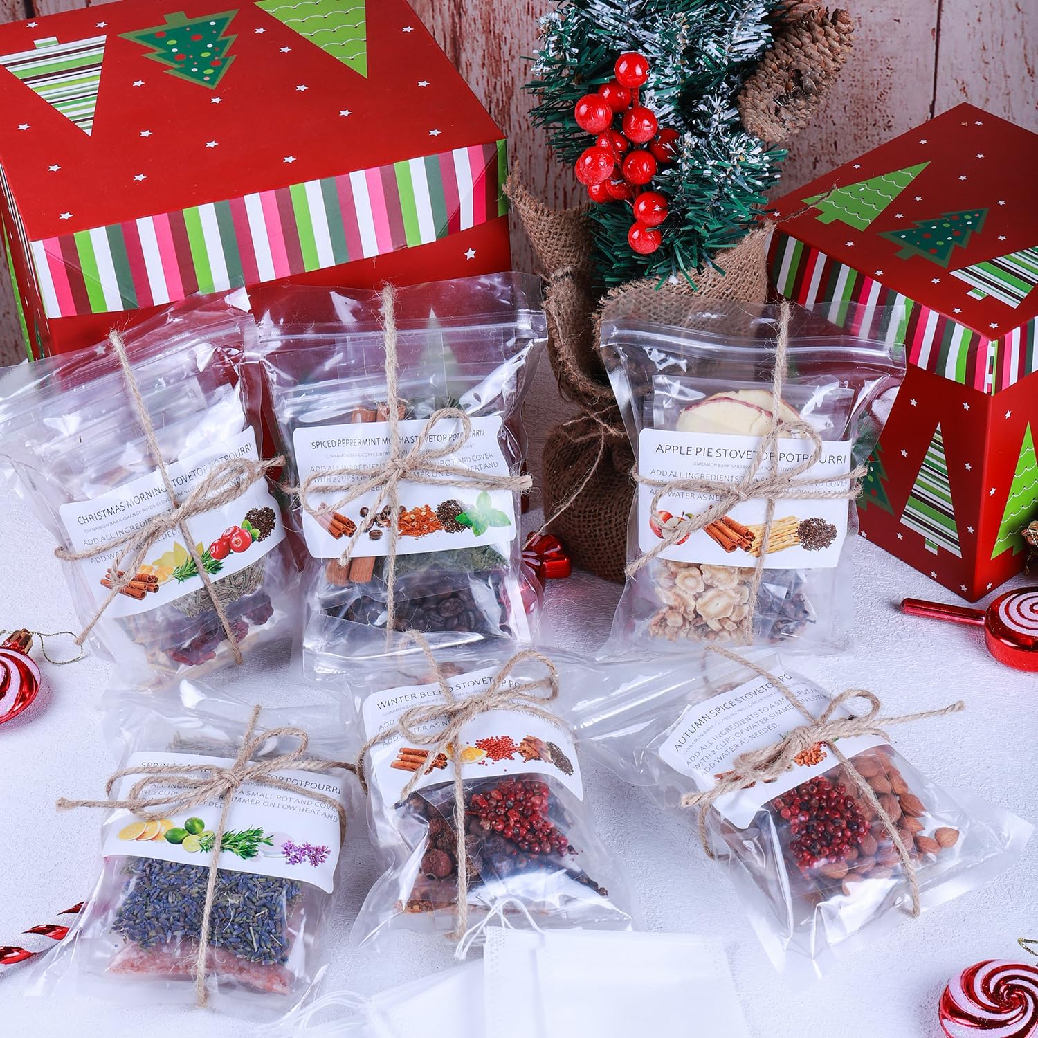 Simmer Potpourri Kit with Six Seasonal Blends