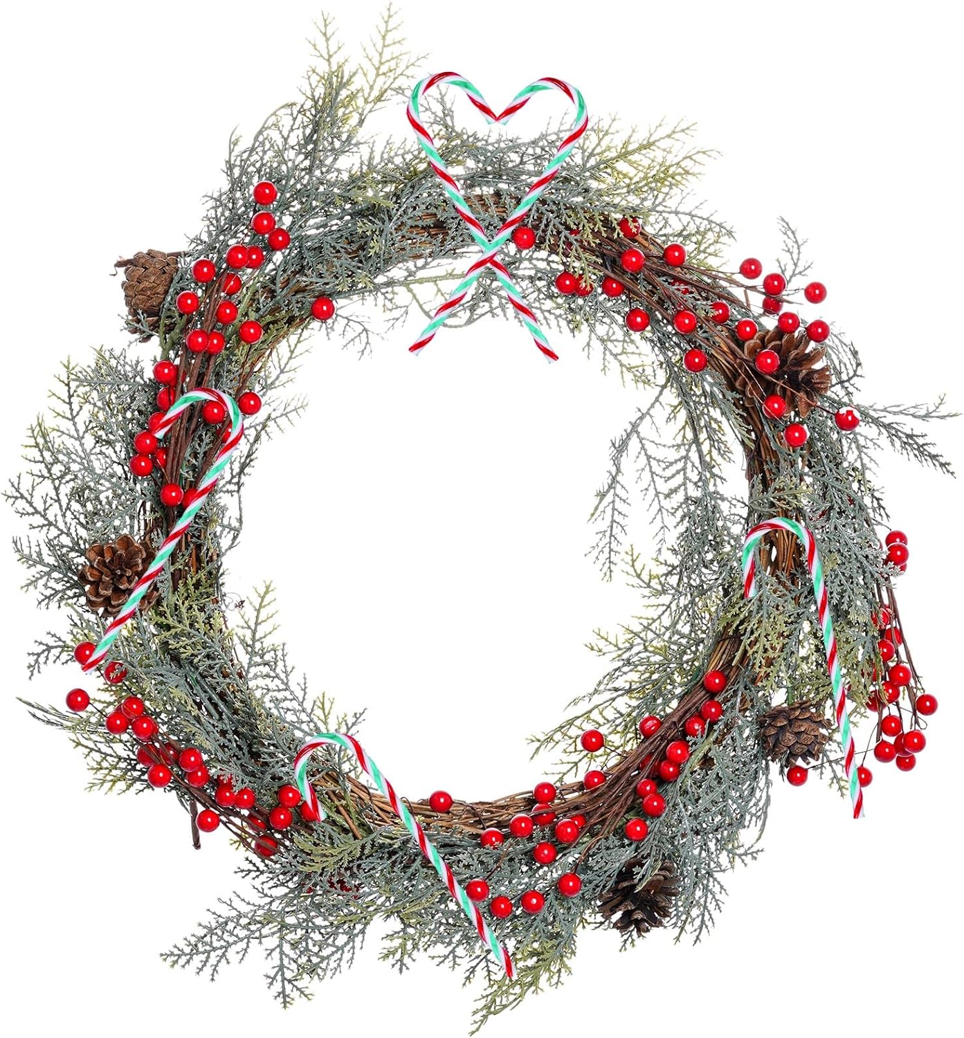 30 Pcs Christmas Candy Cane Ornament Set