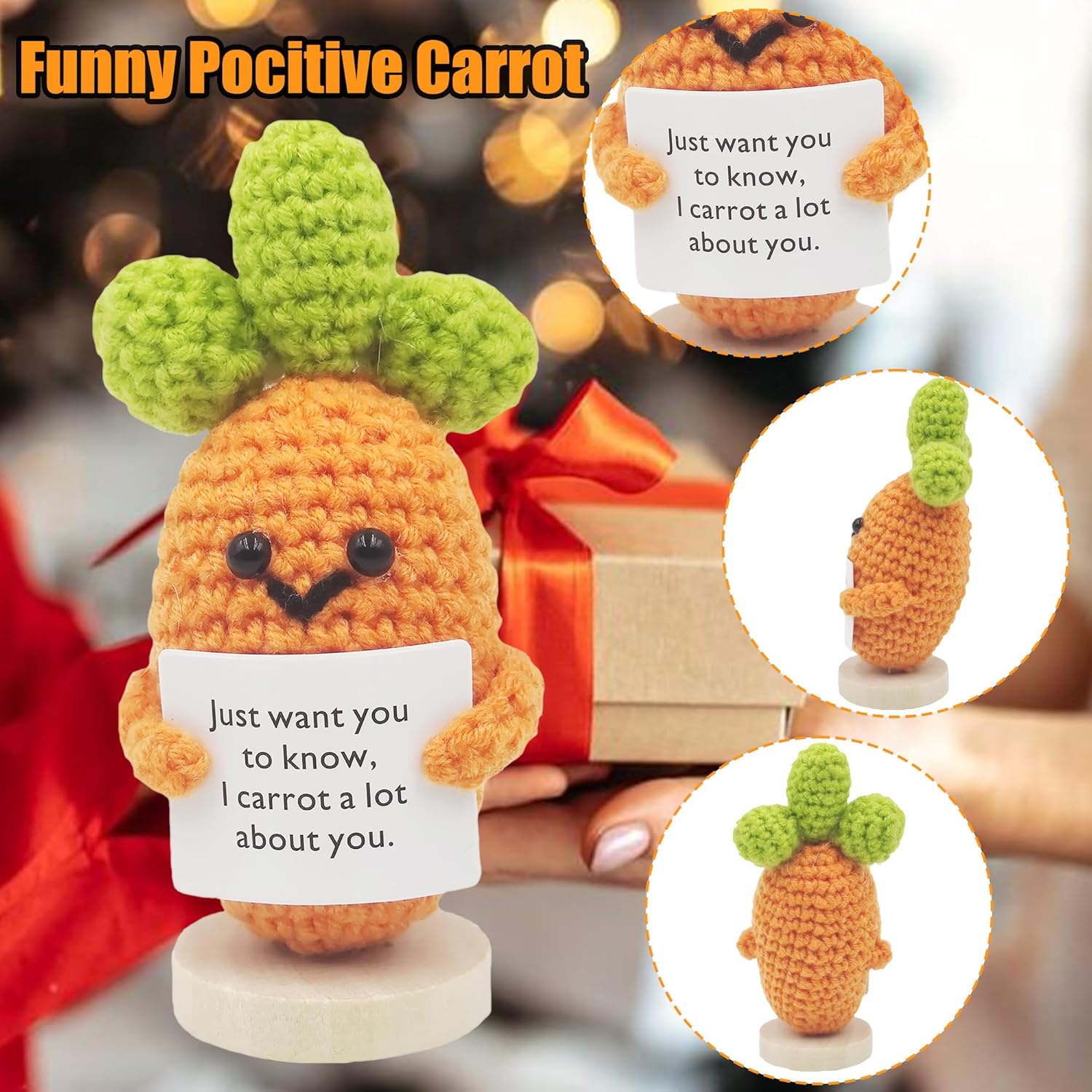 Handmade Mini Funny Emotional Support Pickle Figurine