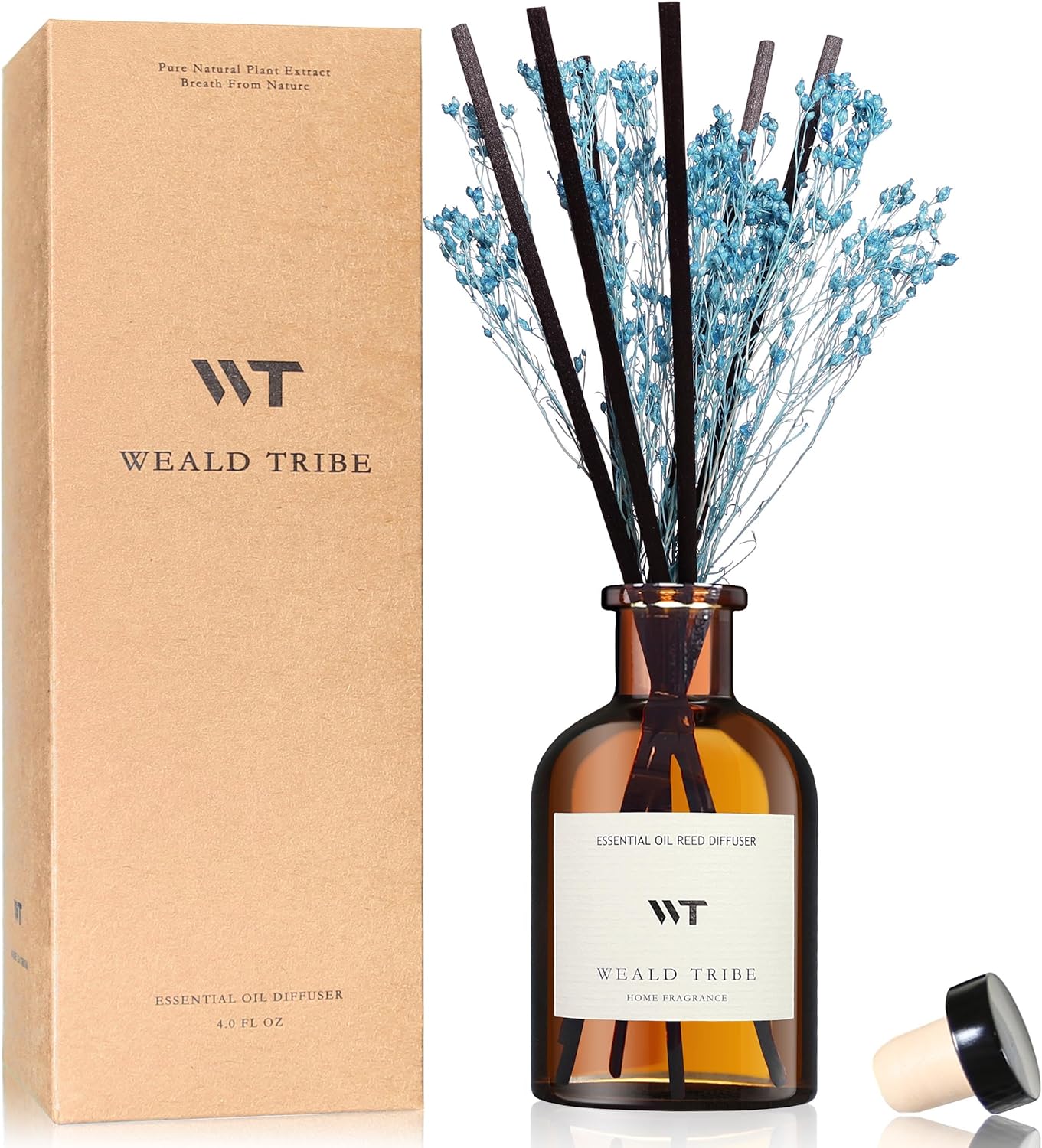 WEALD TRIBE Reed Diffuser Set Cashmere Vanilla Scent