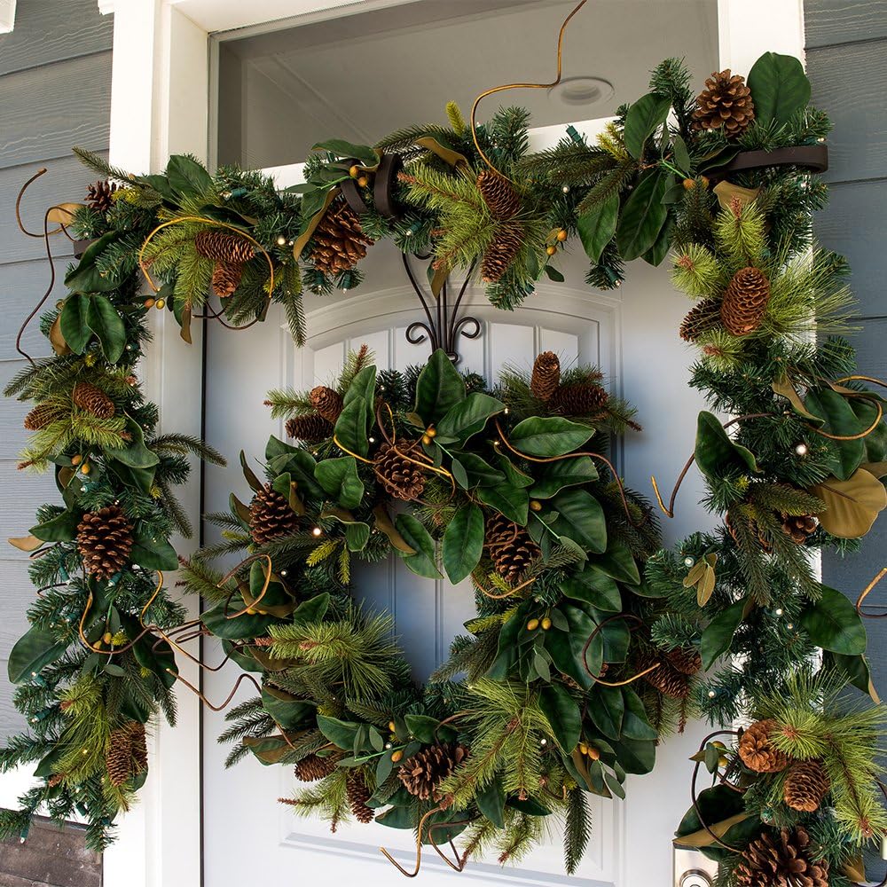Front Door Wreath Hanger - Adjustable Hook Length