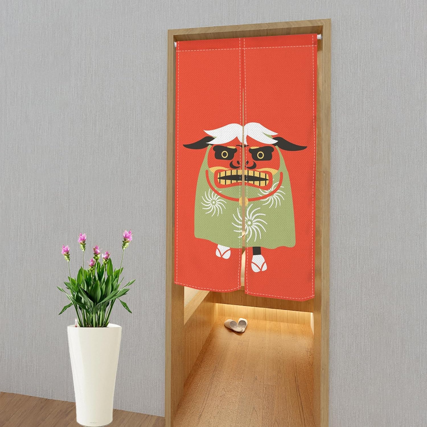 Traditional Japanese Noren Door Curtain 34x48 Inch