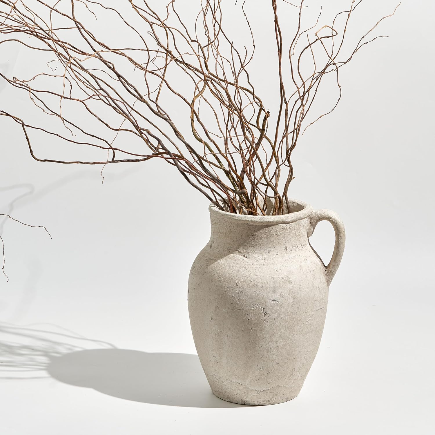 LB2 Rustic Ceramic Vase 83 Inch Tall Decor