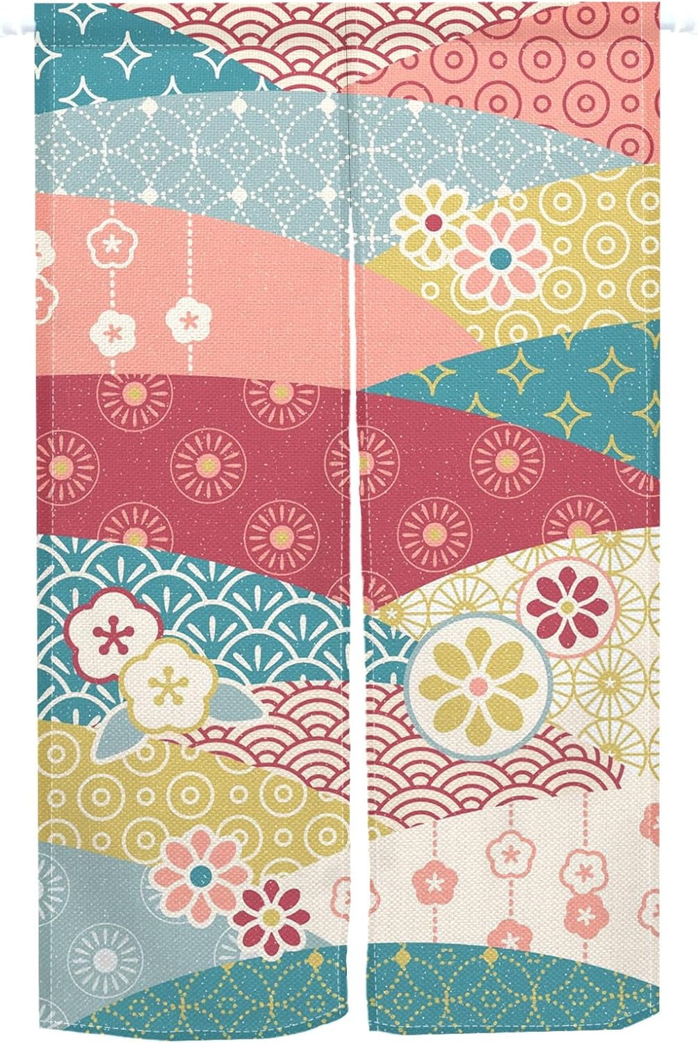 Japanese Noren Door Curtain 34x48 Inches Single-Sided Pattern