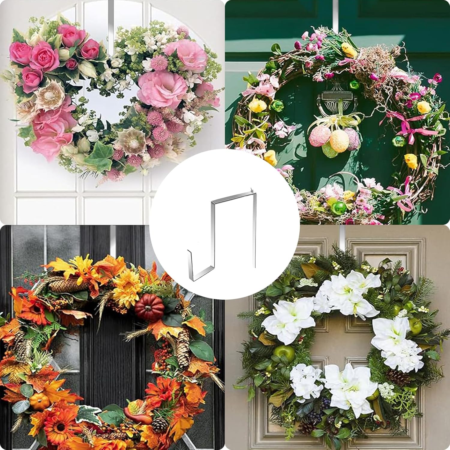 Adjustable Wreath Holder for Cemetery Gravestones
