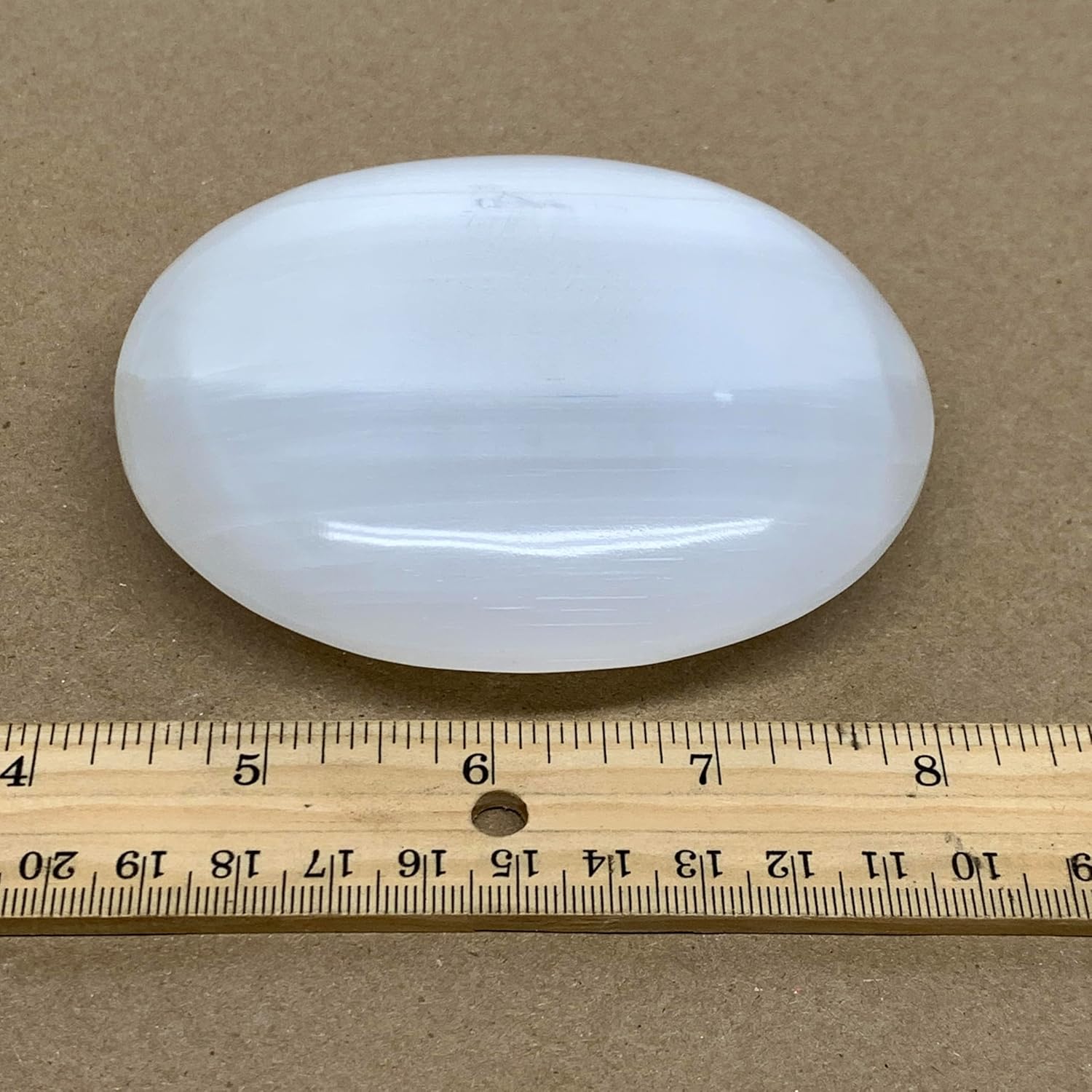 Large Untreated Selenite Crystal Palmstone Collectible