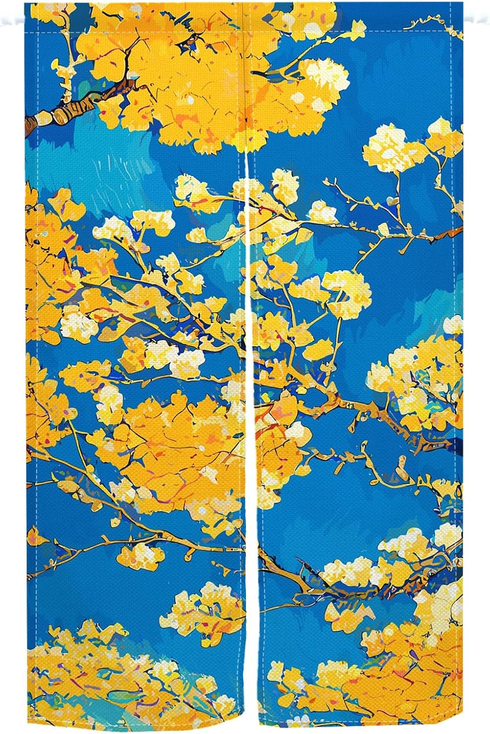 Leowefowa Japanese Noren Door Curtain Panel 34x60