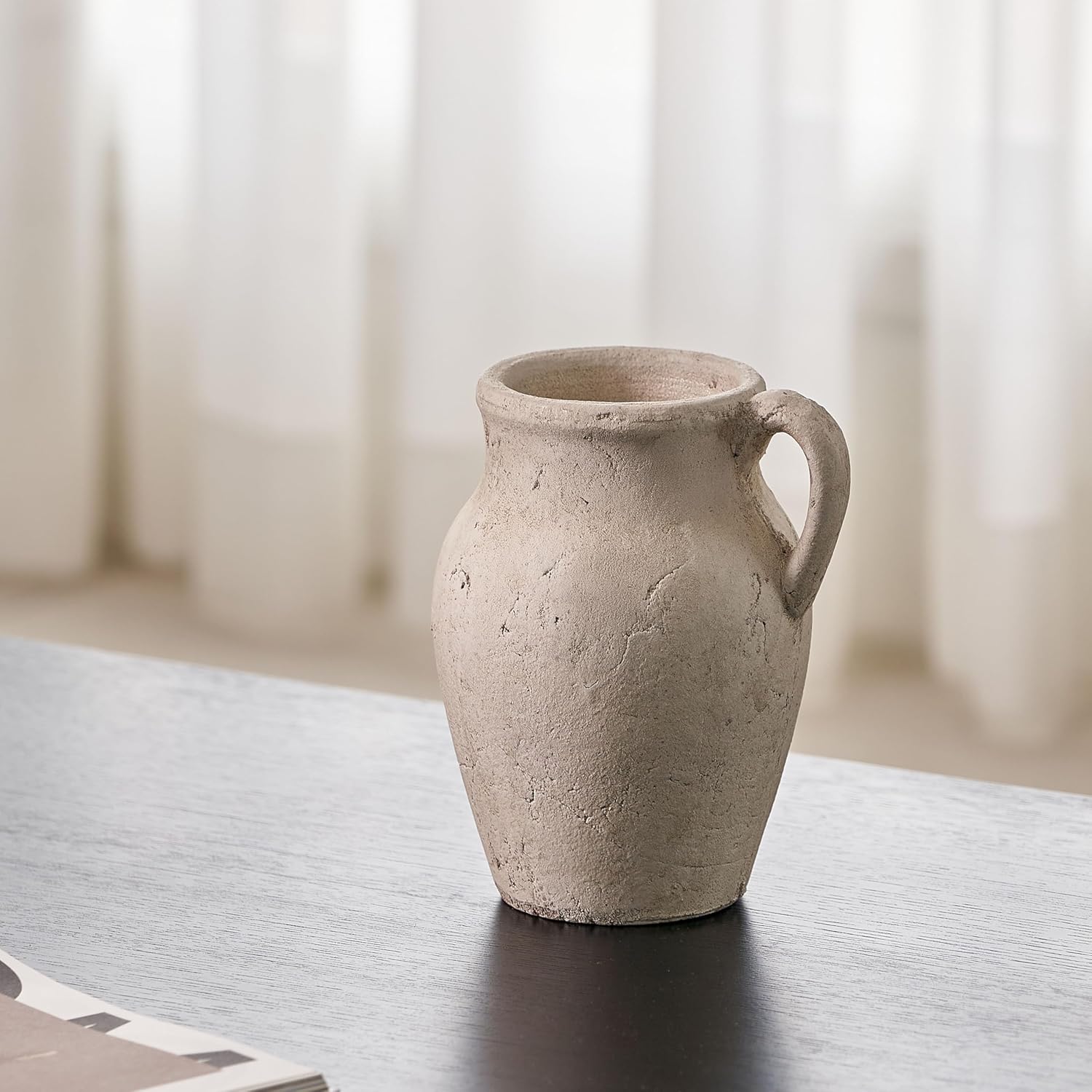 LB2 Rustic Ceramic Vase 83 Inch Tall Decor