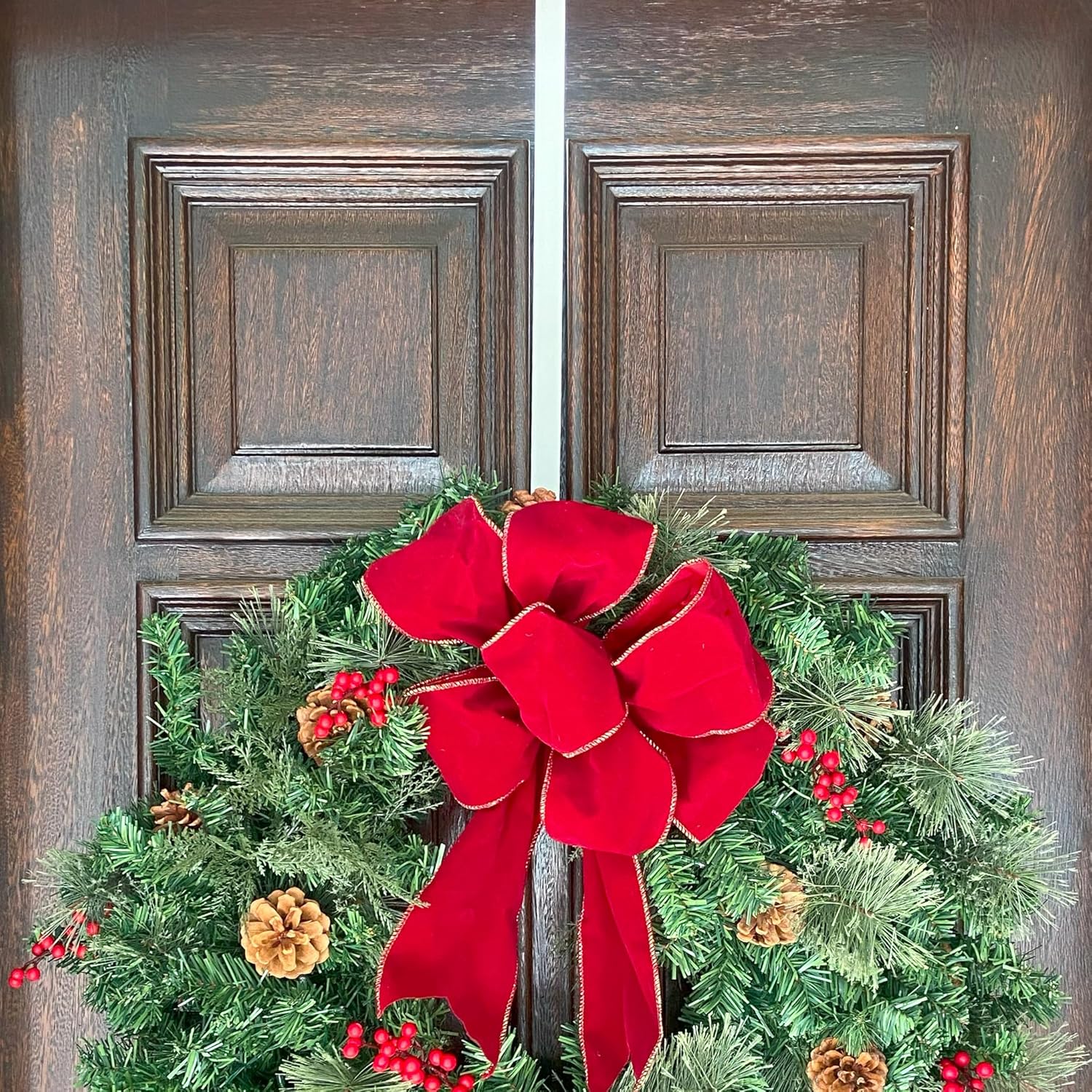 Haute Decor Dual-Sided Wreath Hanger Matte White